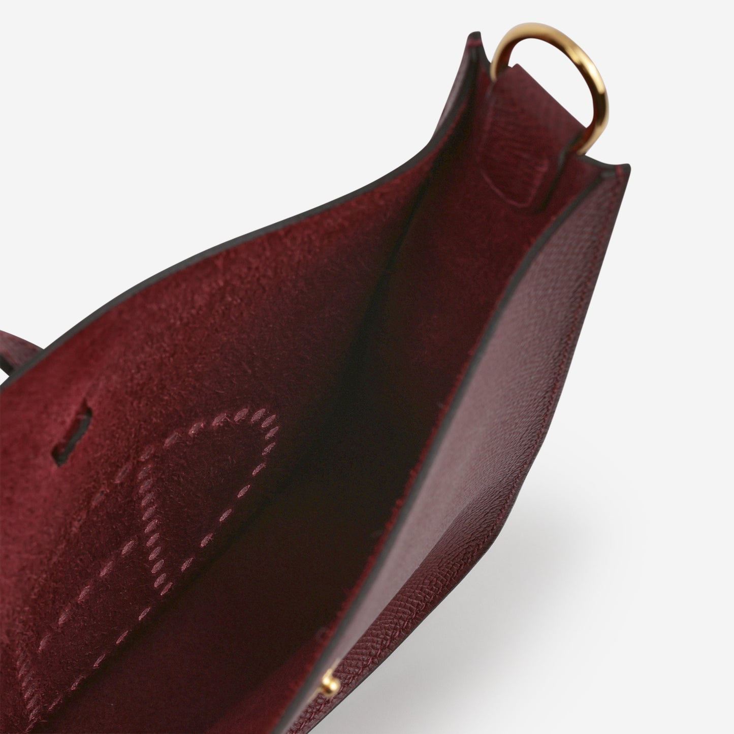Hermès Mini Evelyne 16 Sellier - Rouge H Epsom | Gold Hardware