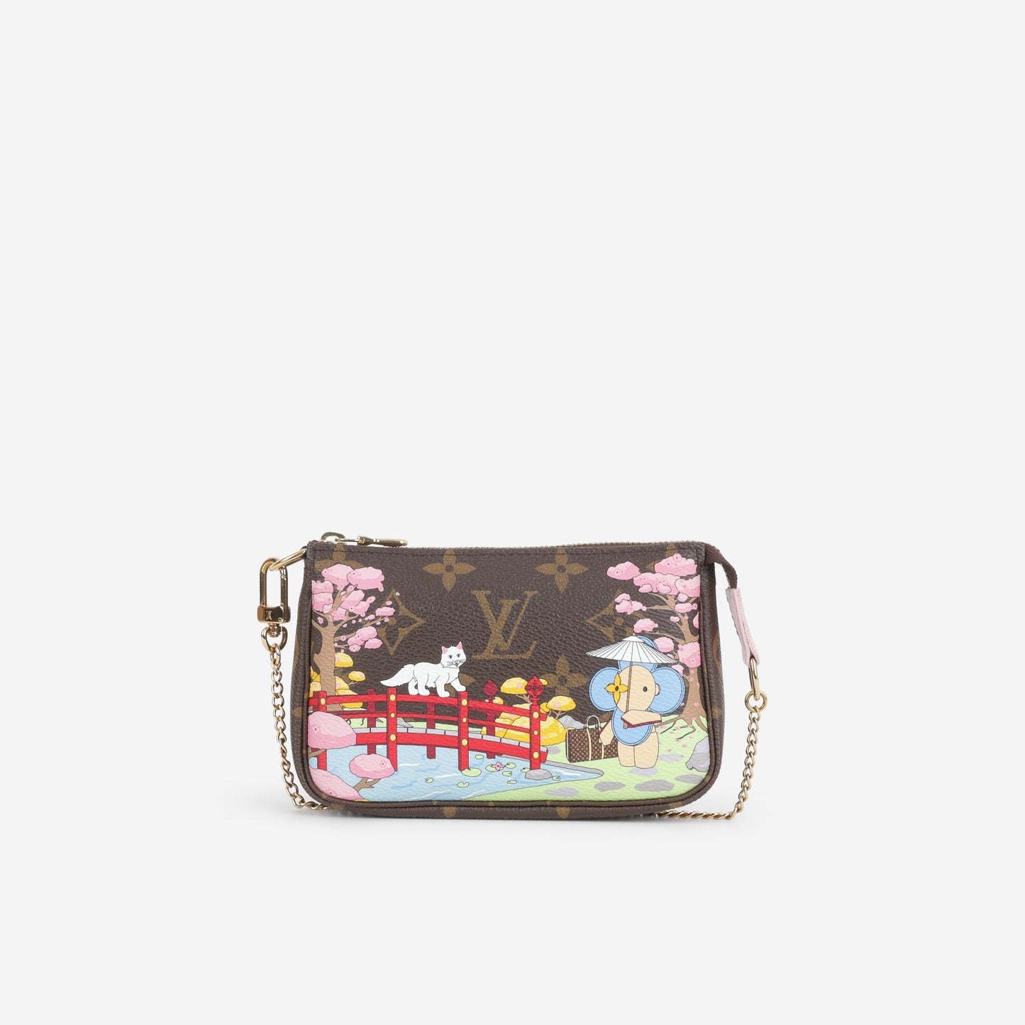 Louis Vuitton Mini Pochette Accessoires - "Vivienne in Japan" Monogram | Gold Hardware