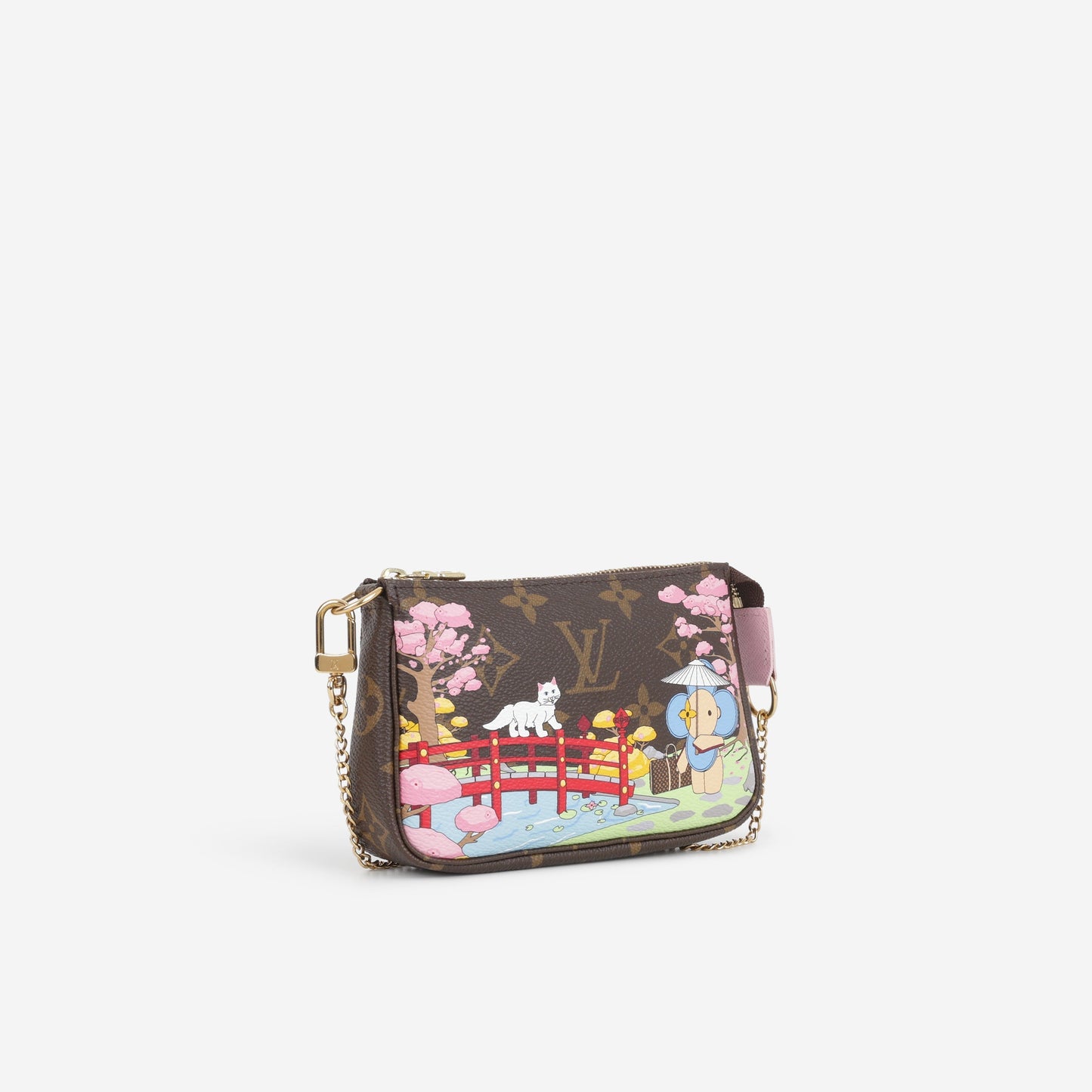 Louis Vuitton Mini Pochette Accessoires - "Vivienne in Japan" Monogram | Gold Hardware
