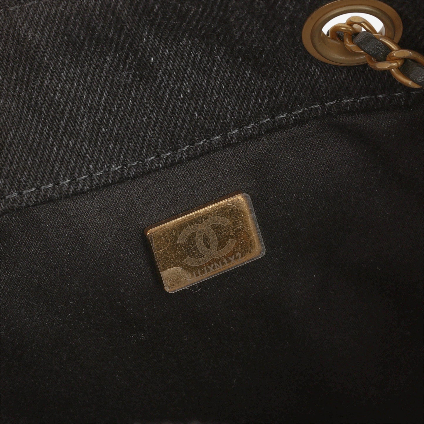 Chanel Large 25 Hobo Bag - Black Denim | Gold Hardware
