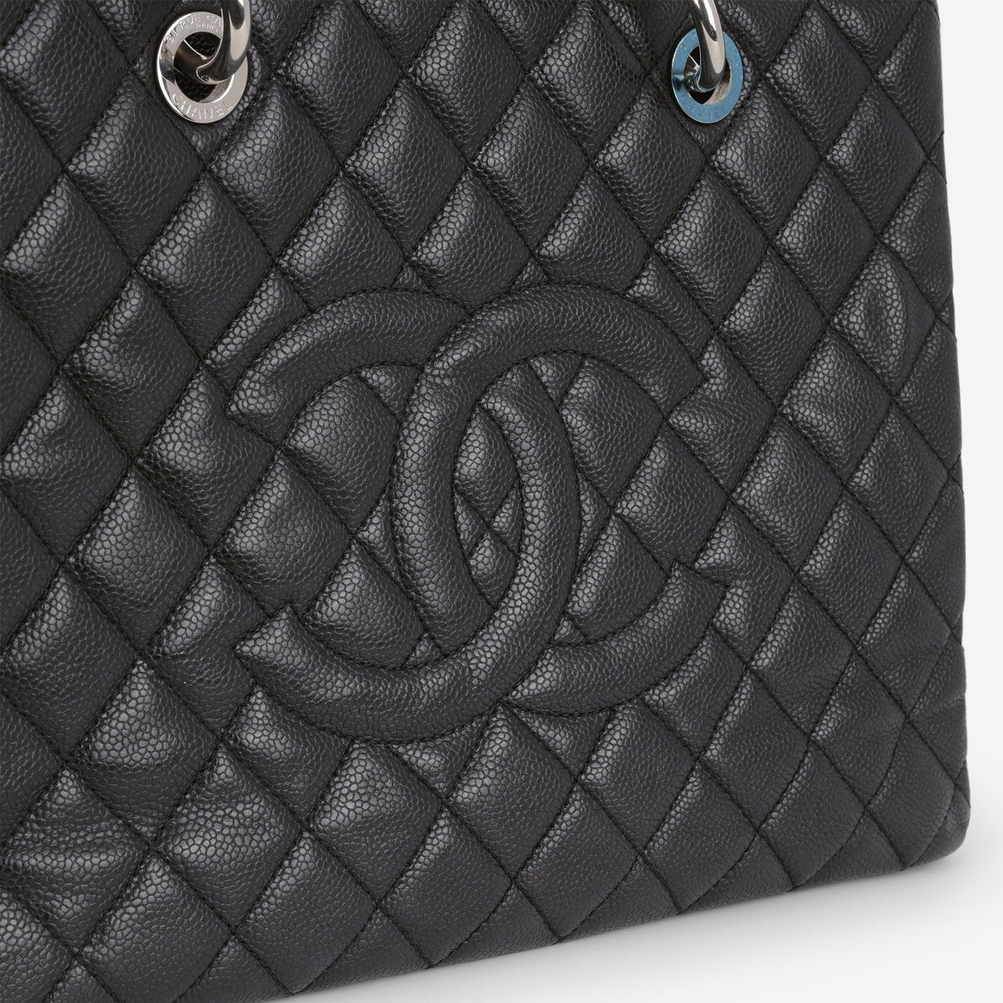 Chanel GST - Black Caviar | Silver Hardware