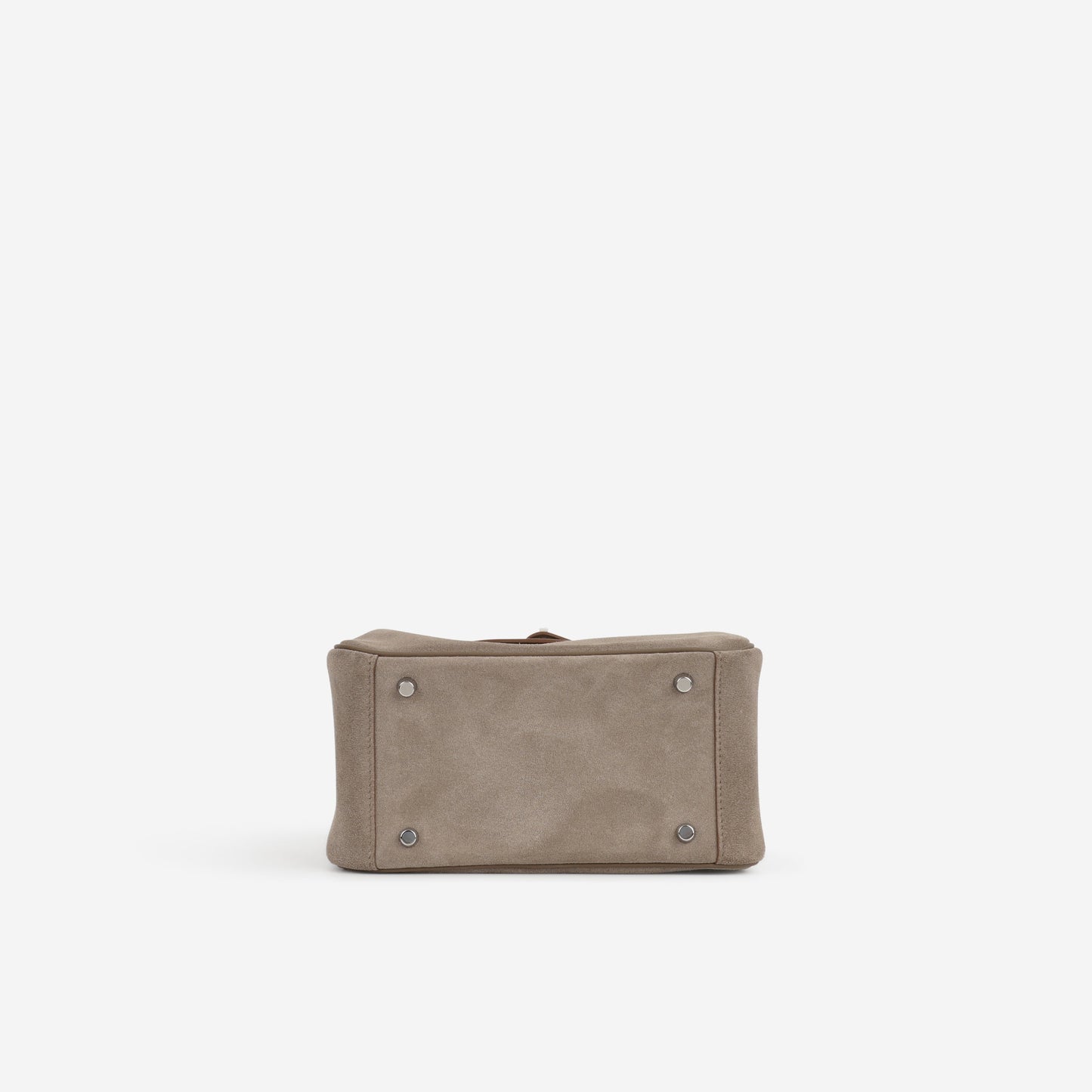 Hermès Mini Lindy - Gris Caillou / Etoupe Swift | Palladium Hardware