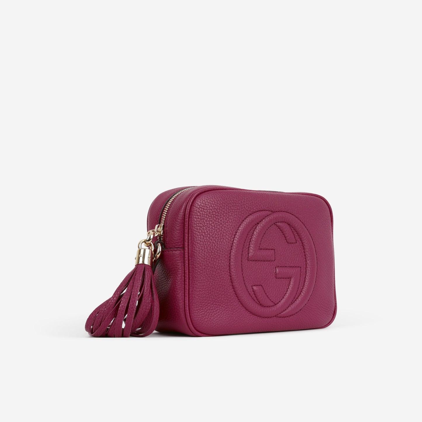 Gucci Soho Disco Crossbody - Magenta Taurillon | Gold Hardware