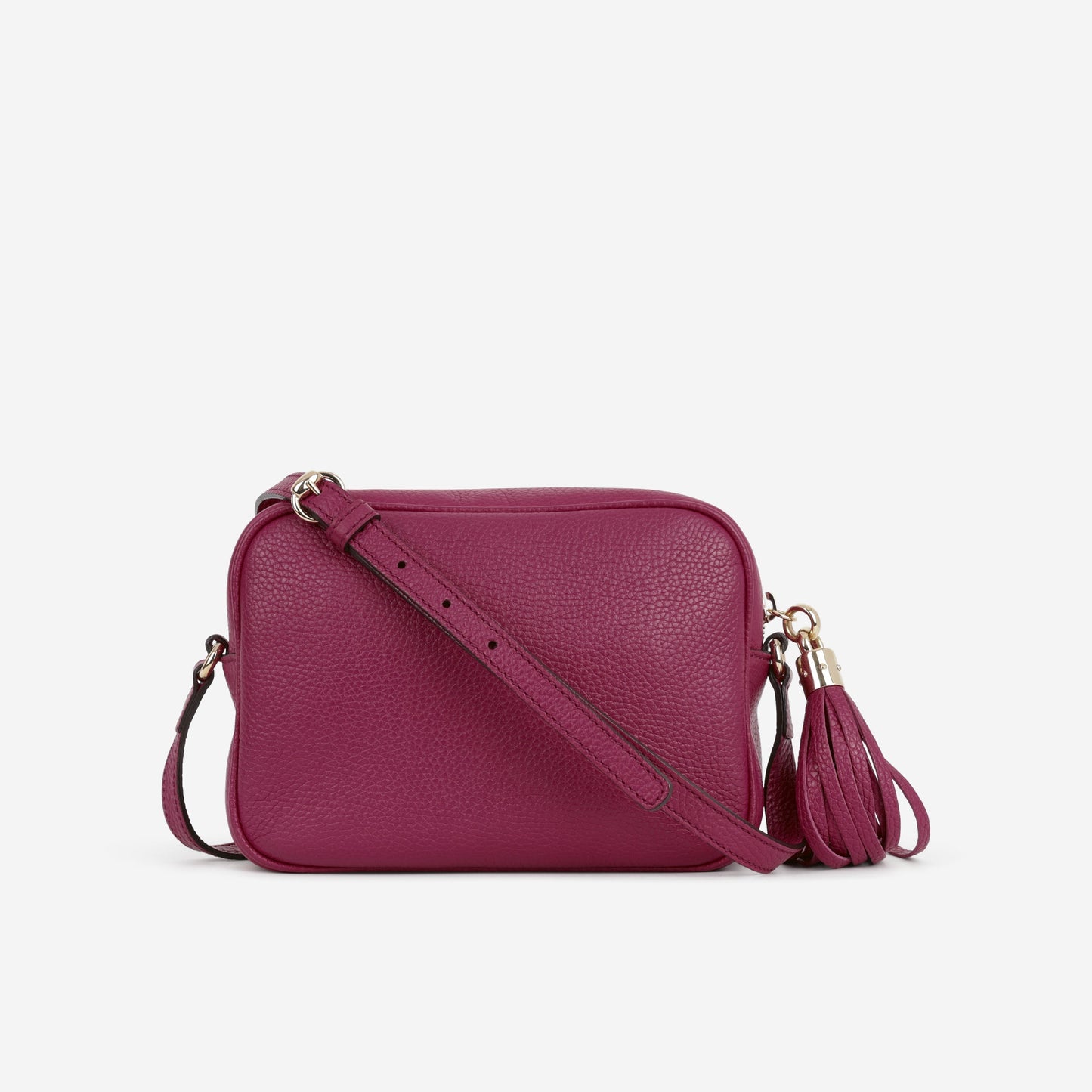 Gucci Soho Disco Crossbody - Magenta Taurillon | Gold Hardware