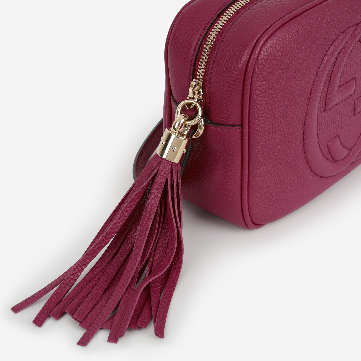 Gucci Soho Disco Crossbody - Magenta Taurillon | Gold Hardware