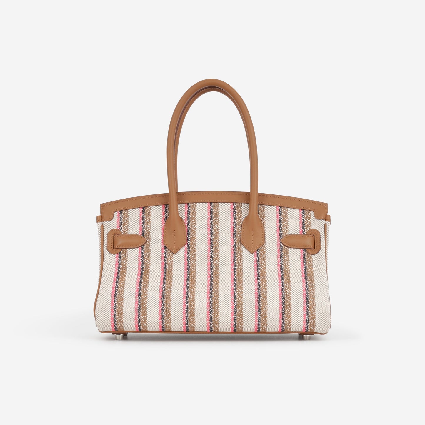 Hermès Shoulder Birkin 29 Light - Broderie Couverture Rayures / Gold Swift | Palladium Hardware