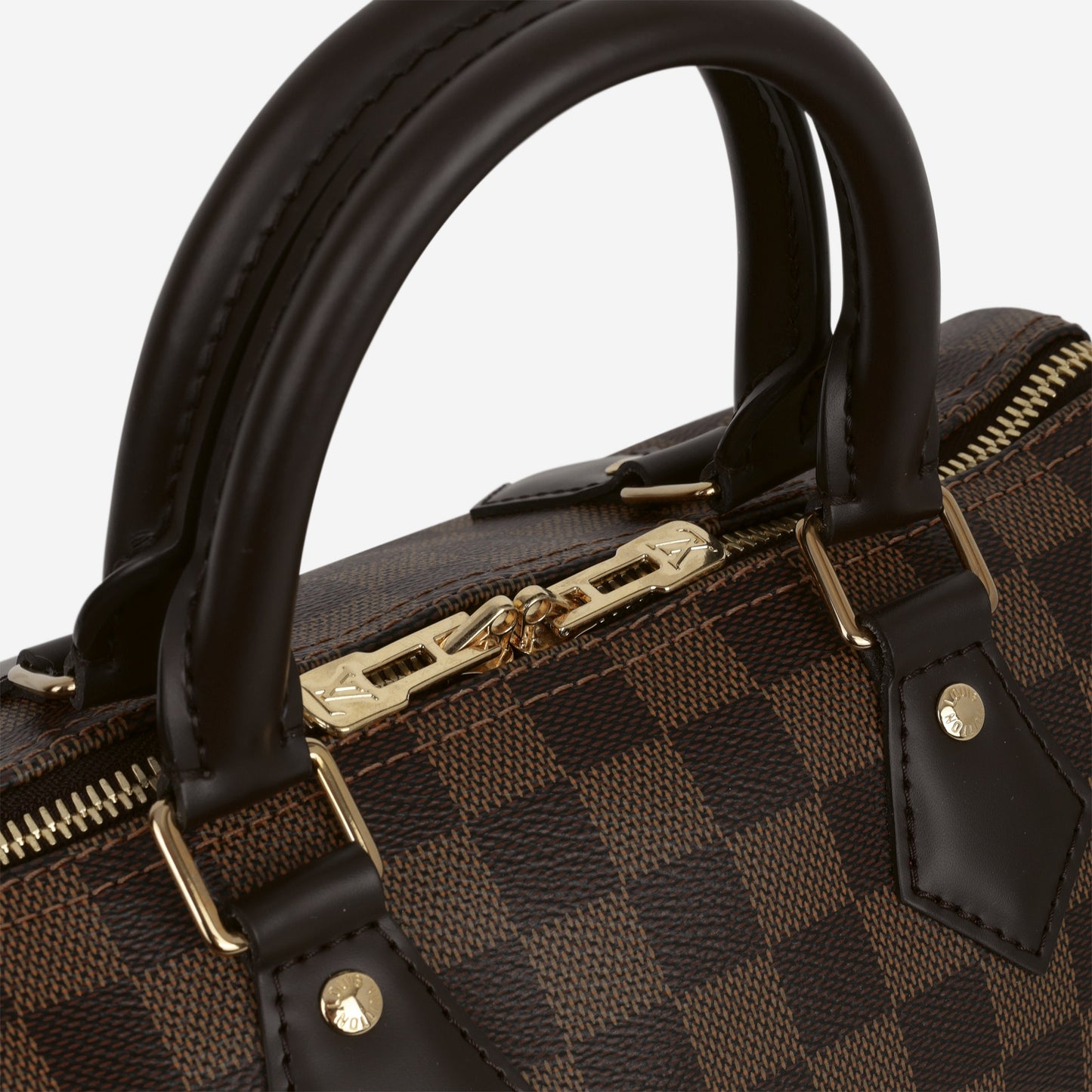 Louis Vuitton Speedy 25 Bandoulière - Damier Ebene | Gold Hardware