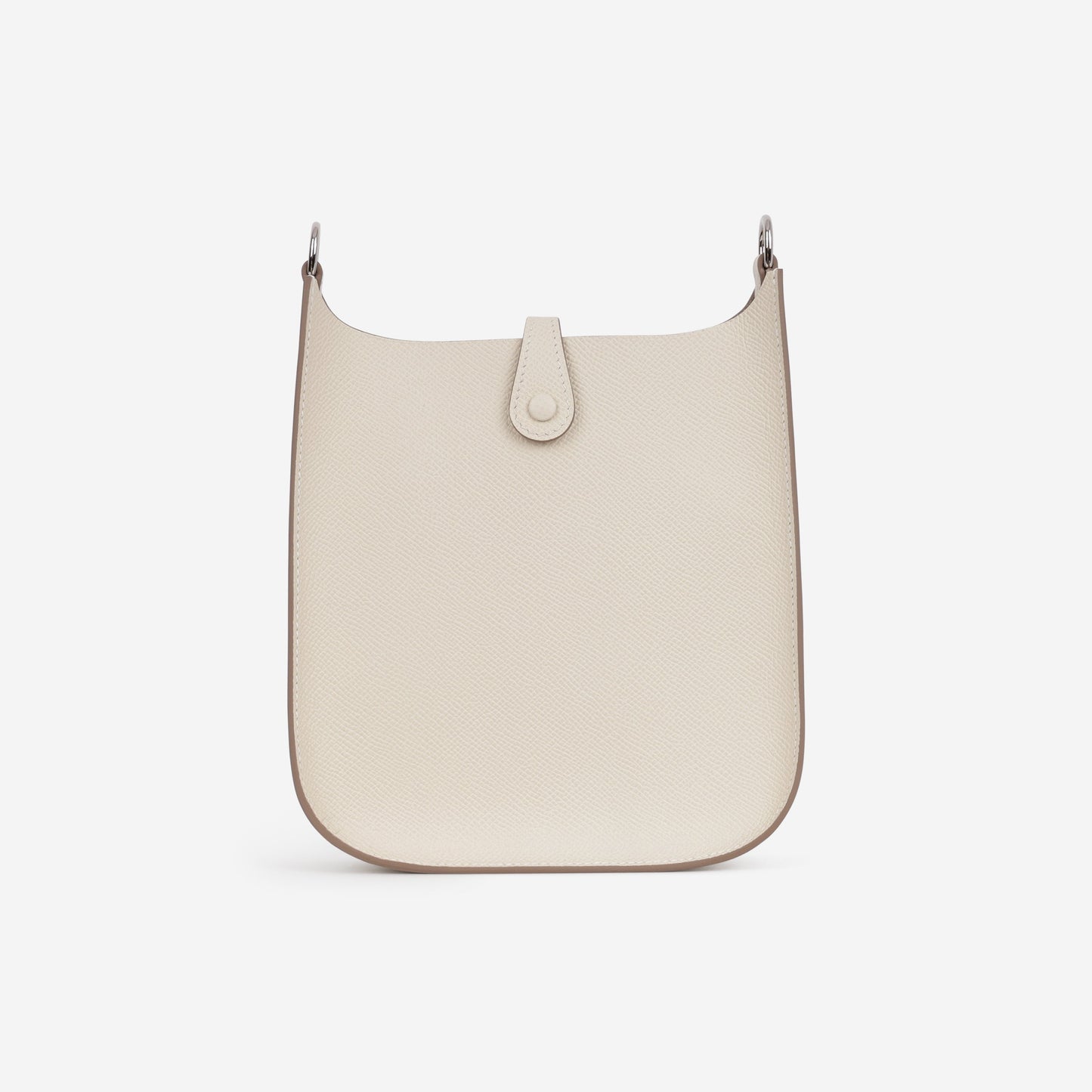 Hermès Hermès Mini Evelyne 16 Sellier - Craie Epsom | Palladium Hardware