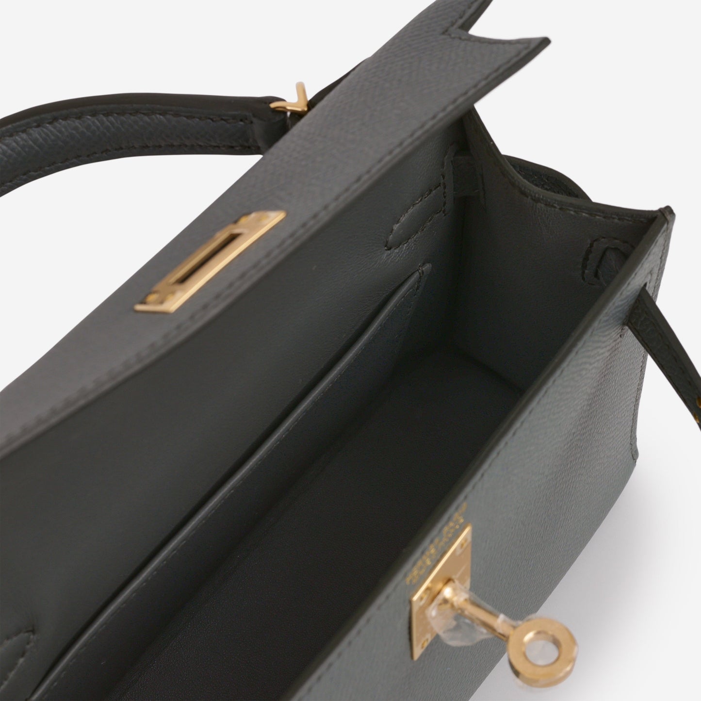 Hermès Mini Kelly - Vert Amande Epsom | Permabrass Hardware