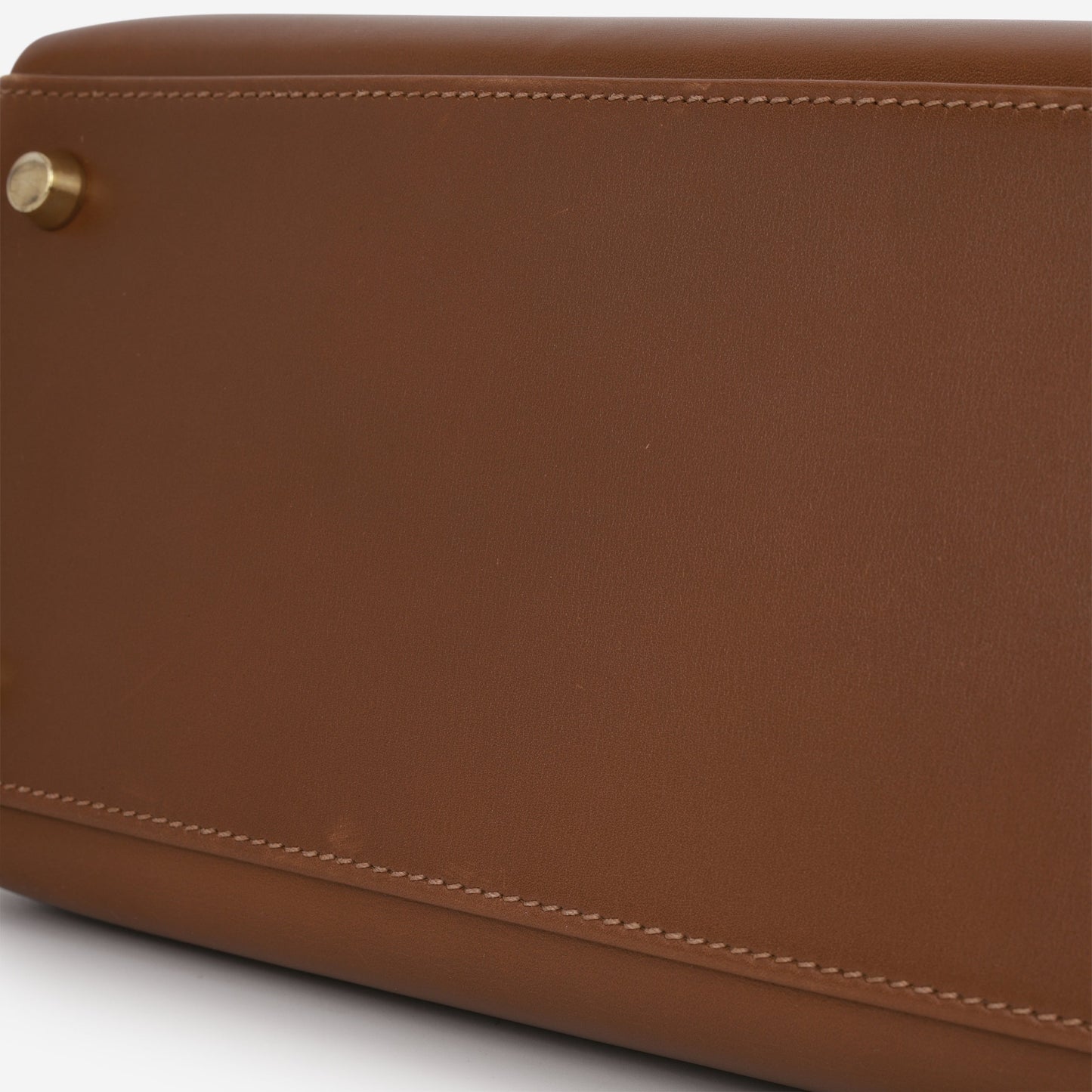 Hermès Vintage Kelly 32 Retourne - Noisette Box Calf | Gold Hardware
