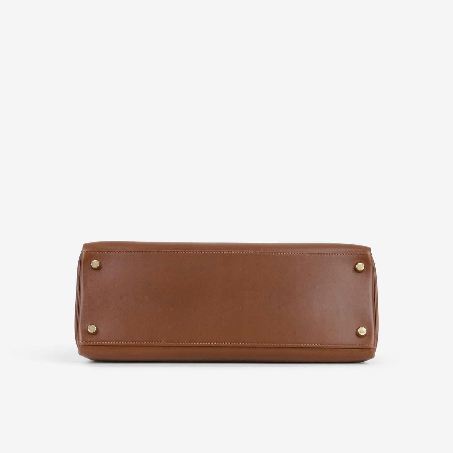 Hermès Vintage Kelly 32 Retourne - Noisette Box Calf | Gold Hardware
