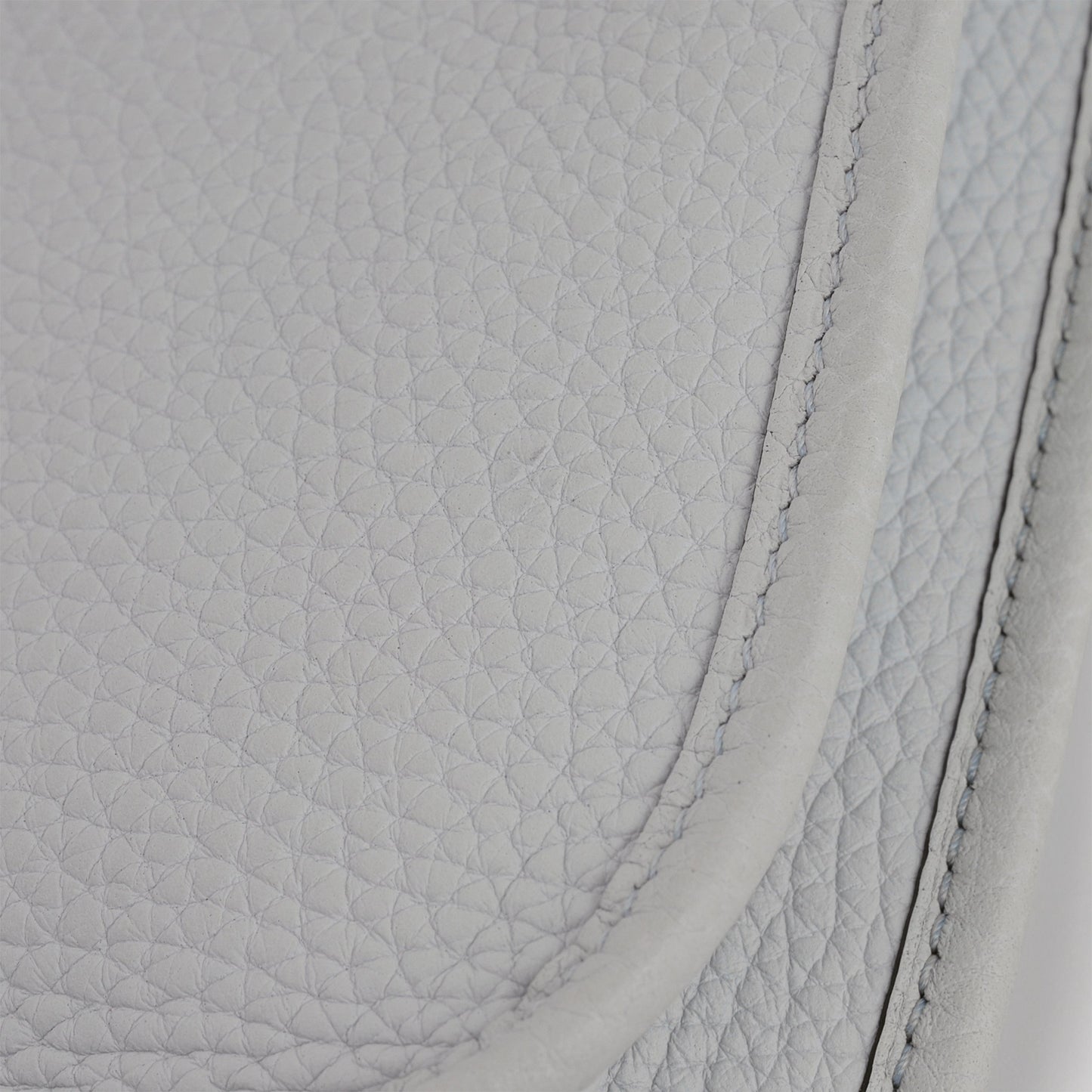 Hermès Mini Evelyne 16 - Blue Pale Clemence / Nata Strap | Palladium Hardware