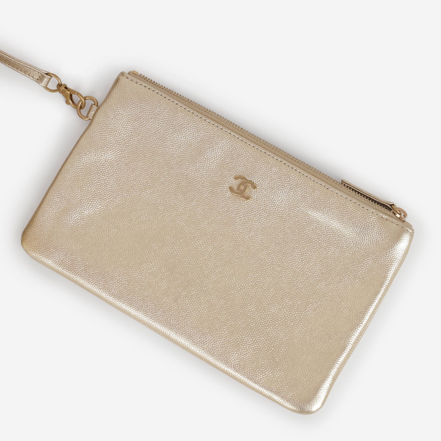 Chanel Medium 25 Hobo Bag - Champagne Gold Caviar | Gold Hardware