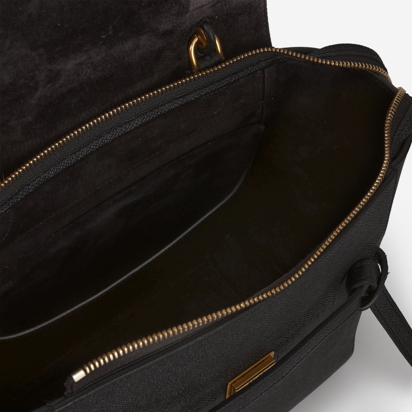 Celine Micro Belt Bag - Black Grained Calfskin | Gold Hardware