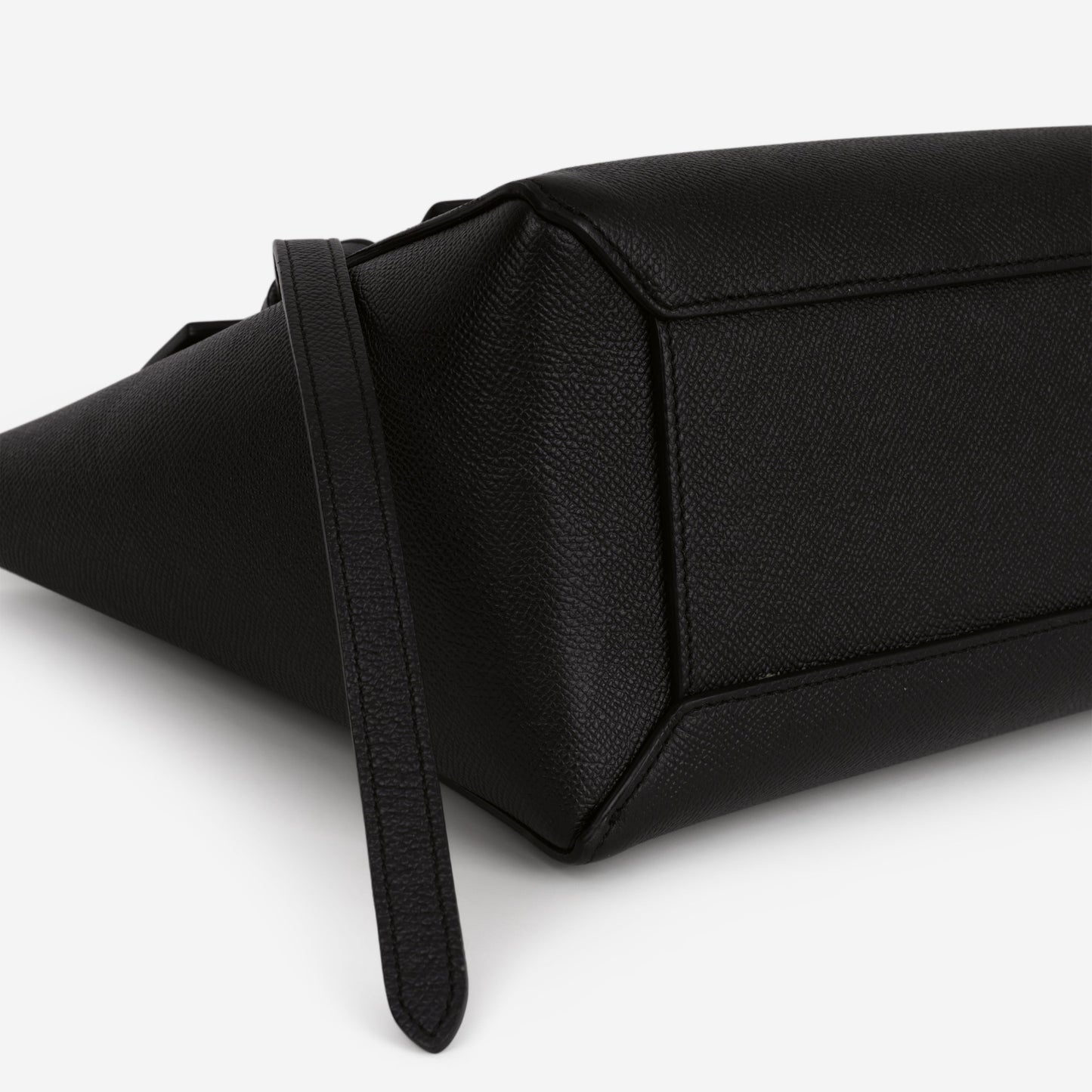 Celine Micro Belt Bag - Black Grained Calfskin | Gold Hardware