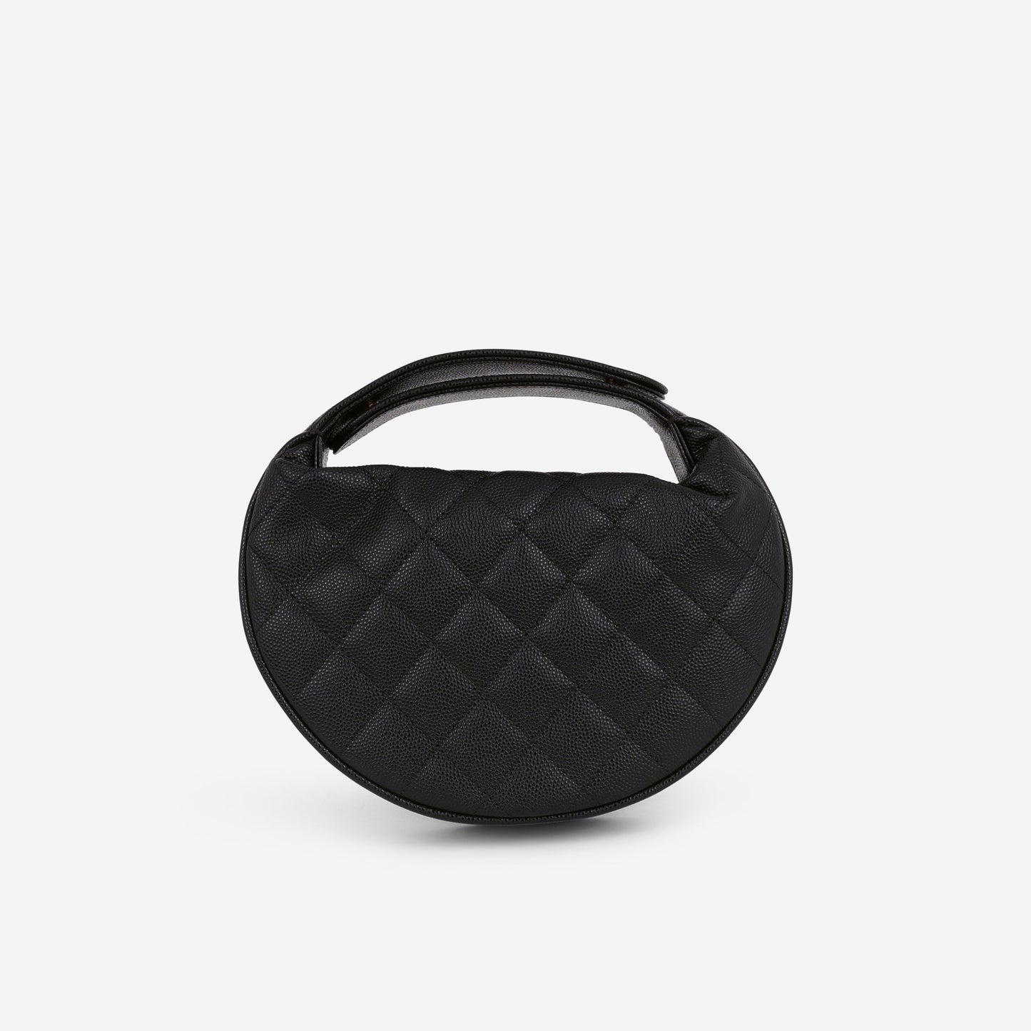 Chanel Mini Bow Hobo Pouch - Black Caviar | Gold Hardware
