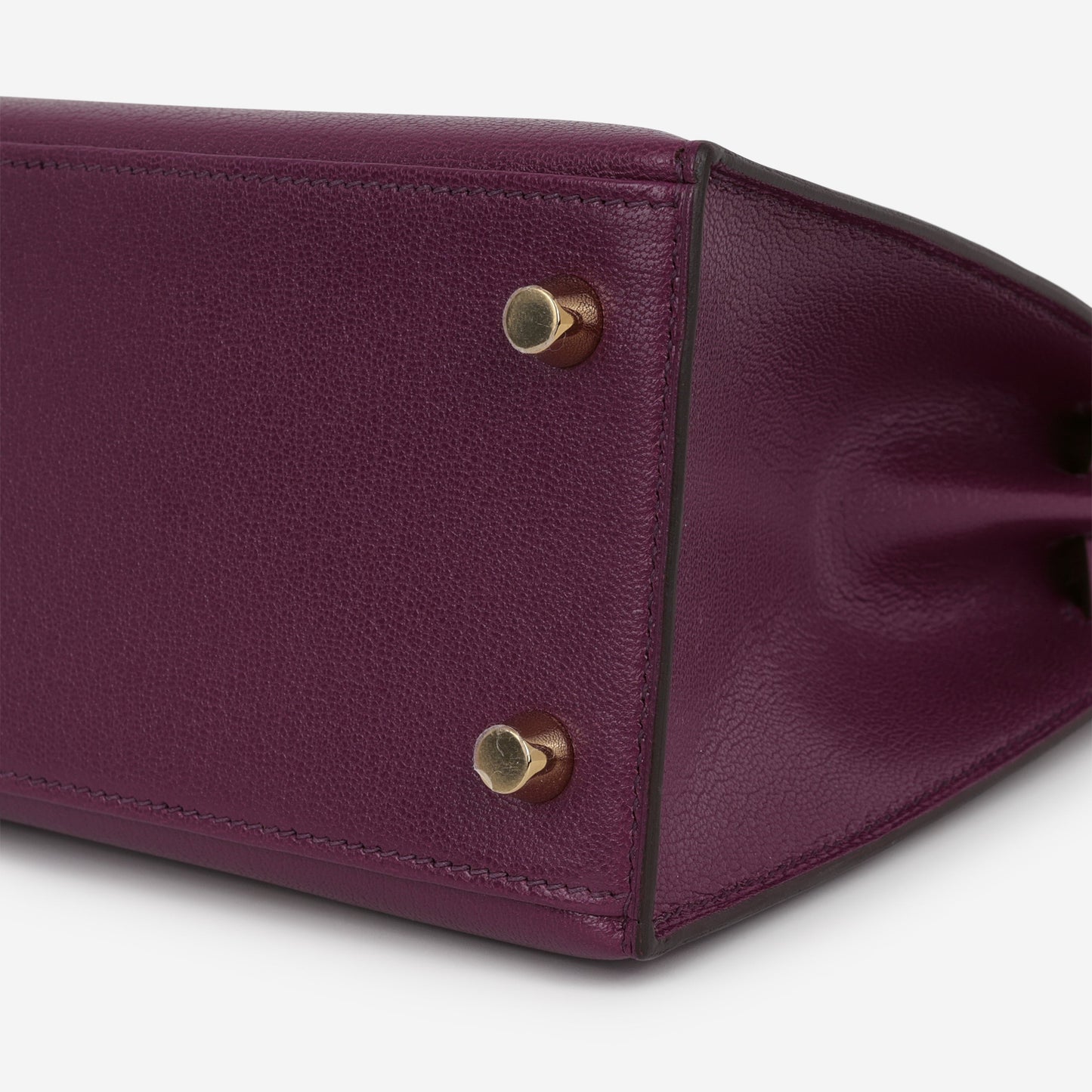 Hermès Kelly 25 - Anemone Chevre Chamkila | Permbrass Hardware