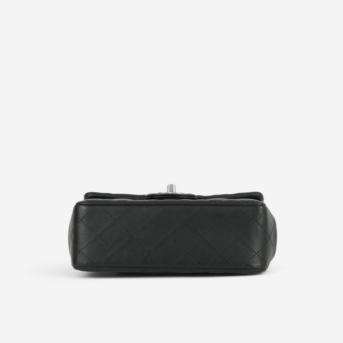 Chanel Mini Rectangular - Black Lambskin | Silver Hardware