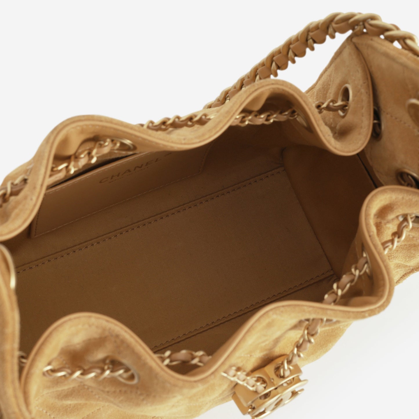 Chanel Mini 25 Hobo - Mustard Yellow Suede | Gold Hardware