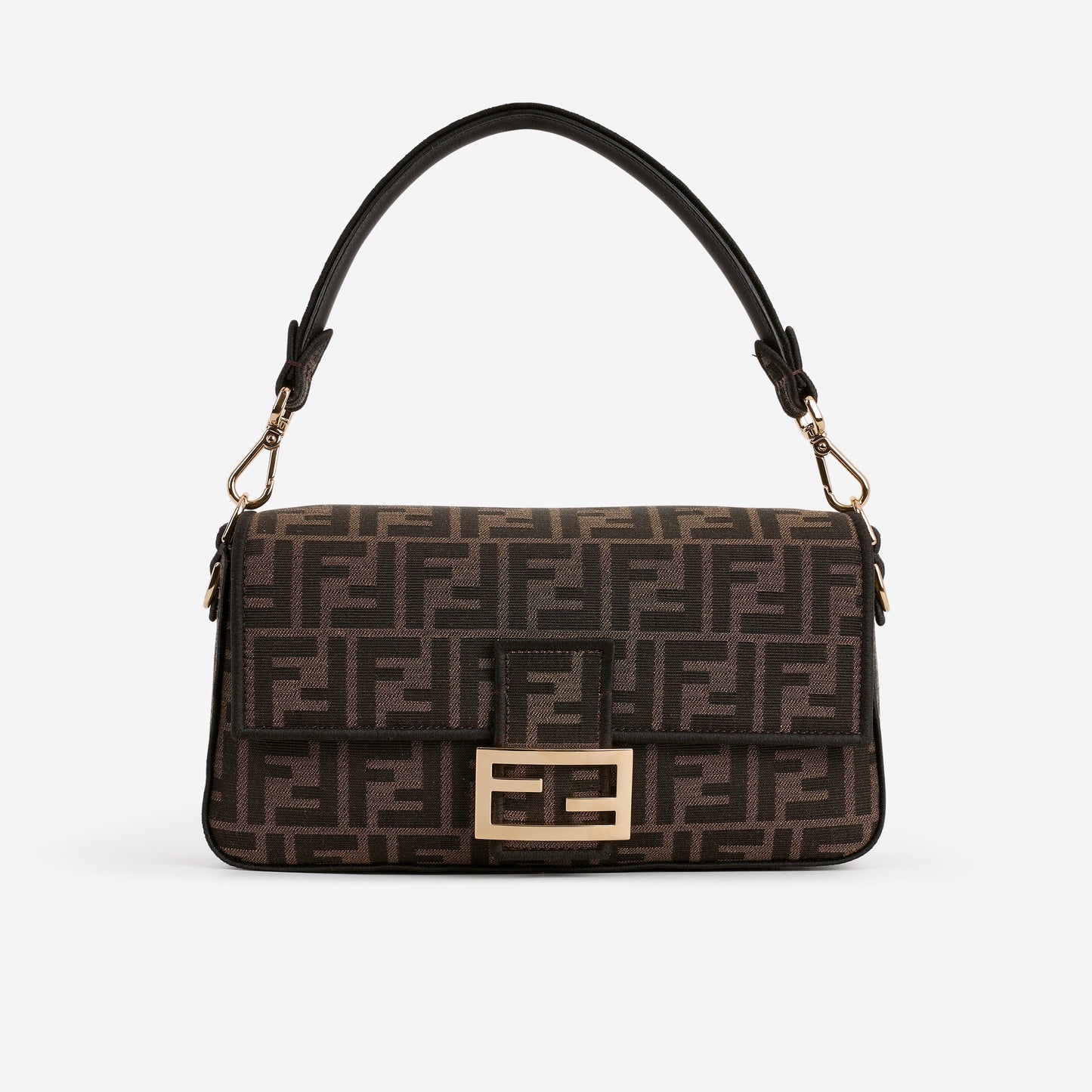 Fendi Medium Baguette - FF Jacquard Monogram | Gold Hardware