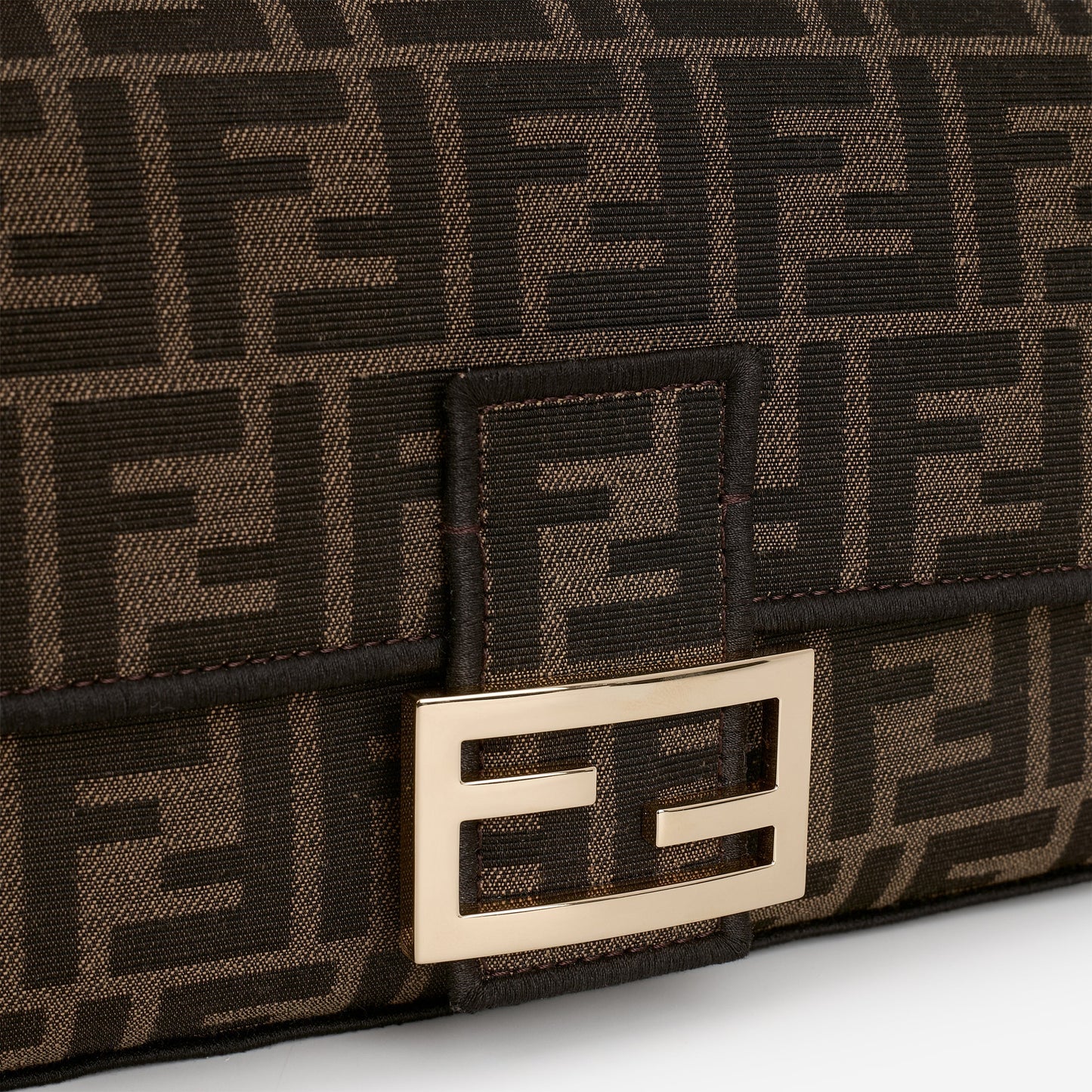 Fendi Medium Baguette - FF Jacquard Monogram | Gold Hardware
