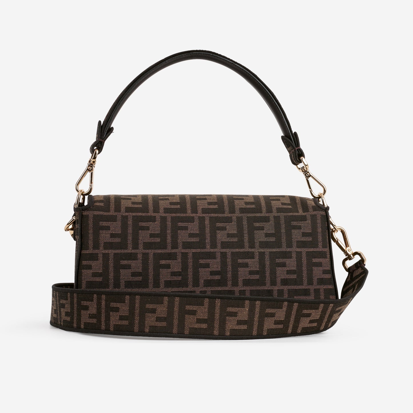 Fendi Medium Baguette - FF Jacquard Monogram | Gold Hardware