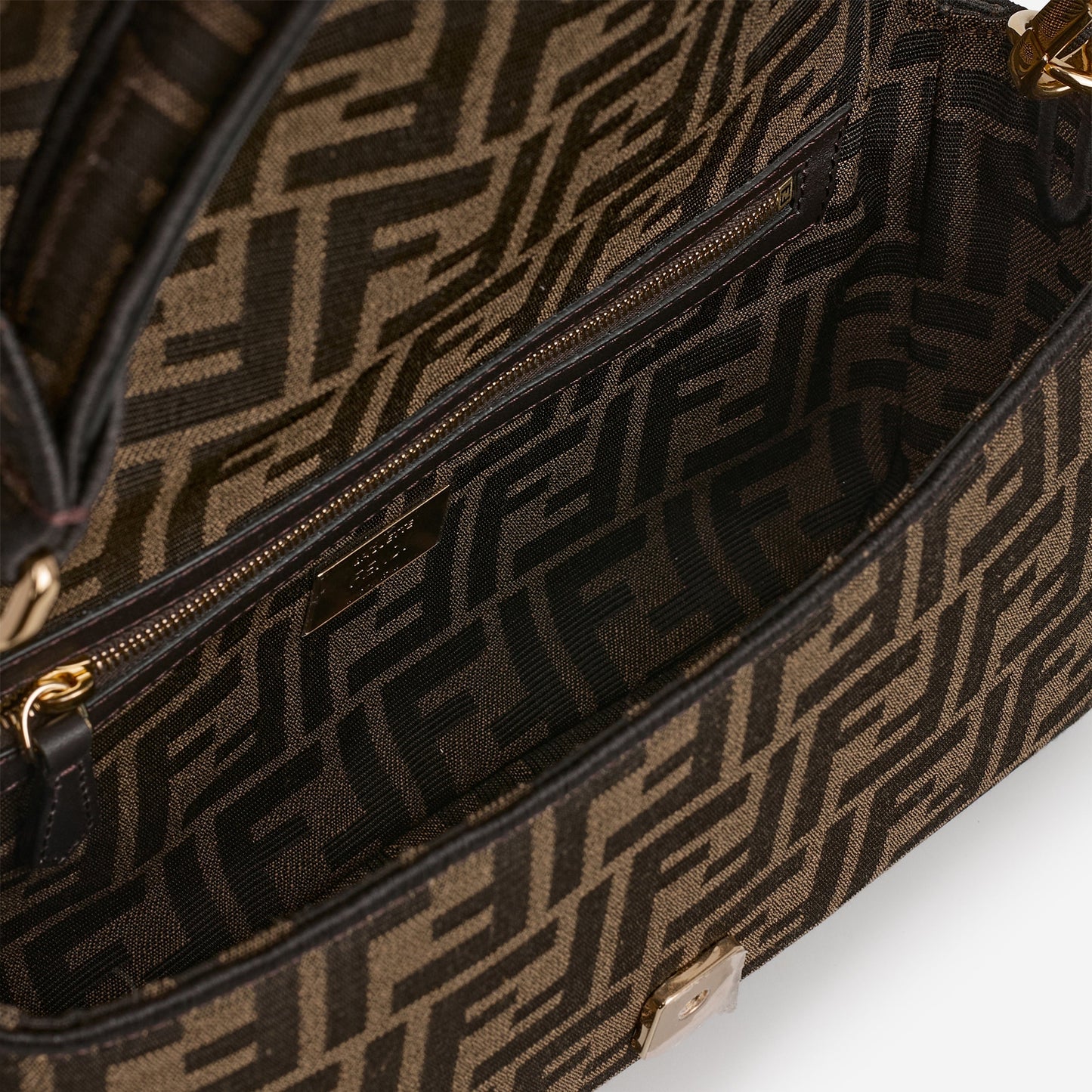 Fendi Medium Baguette - FF Jacquard Monogram | Gold Hardware