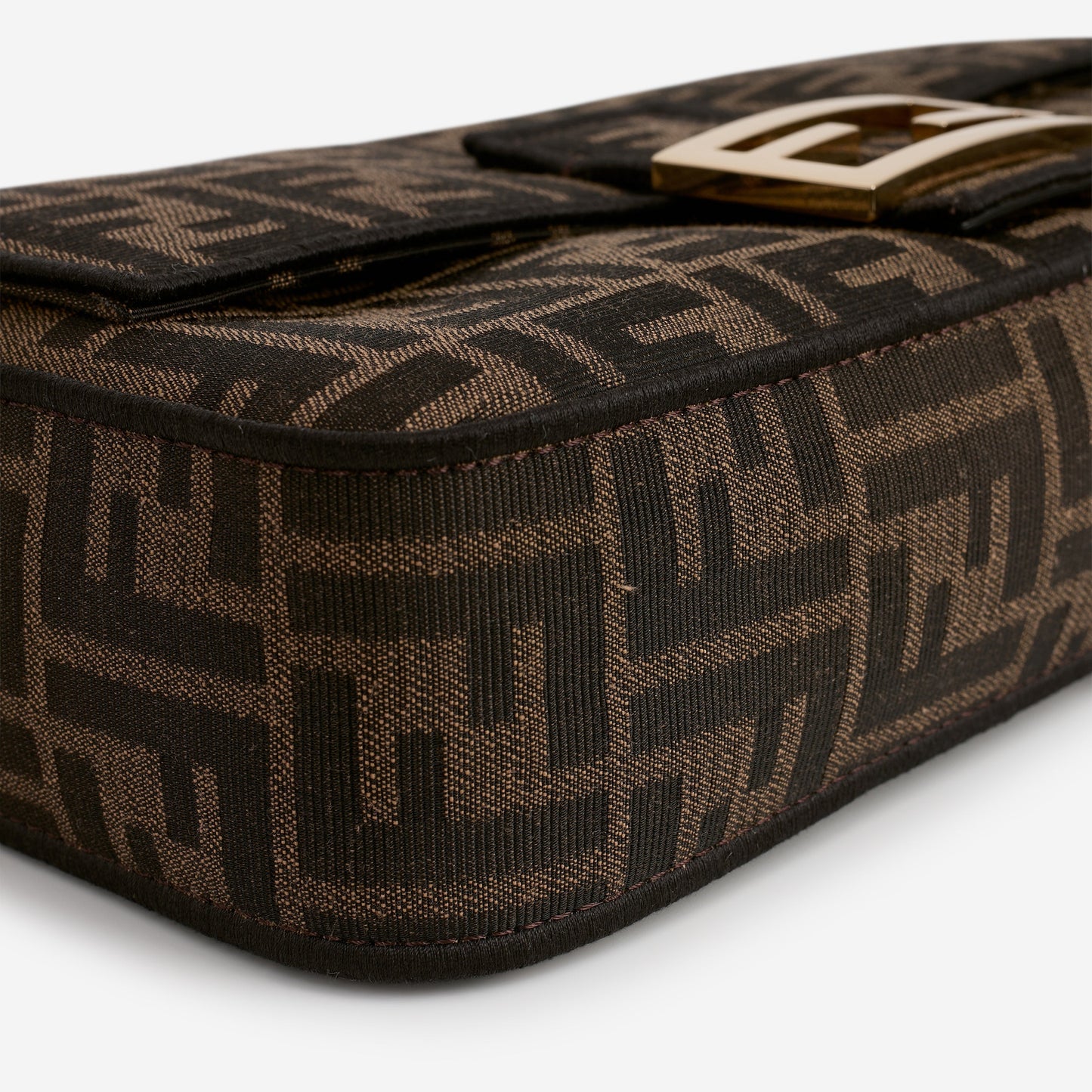 Fendi Medium Baguette - FF Jacquard Monogram | Gold Hardware