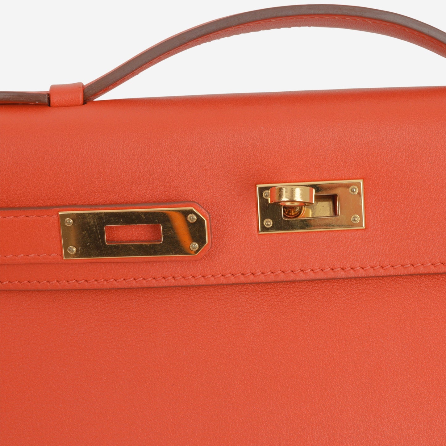 Hermès Kelly Cut - Capucines Swift | Gold Hardware