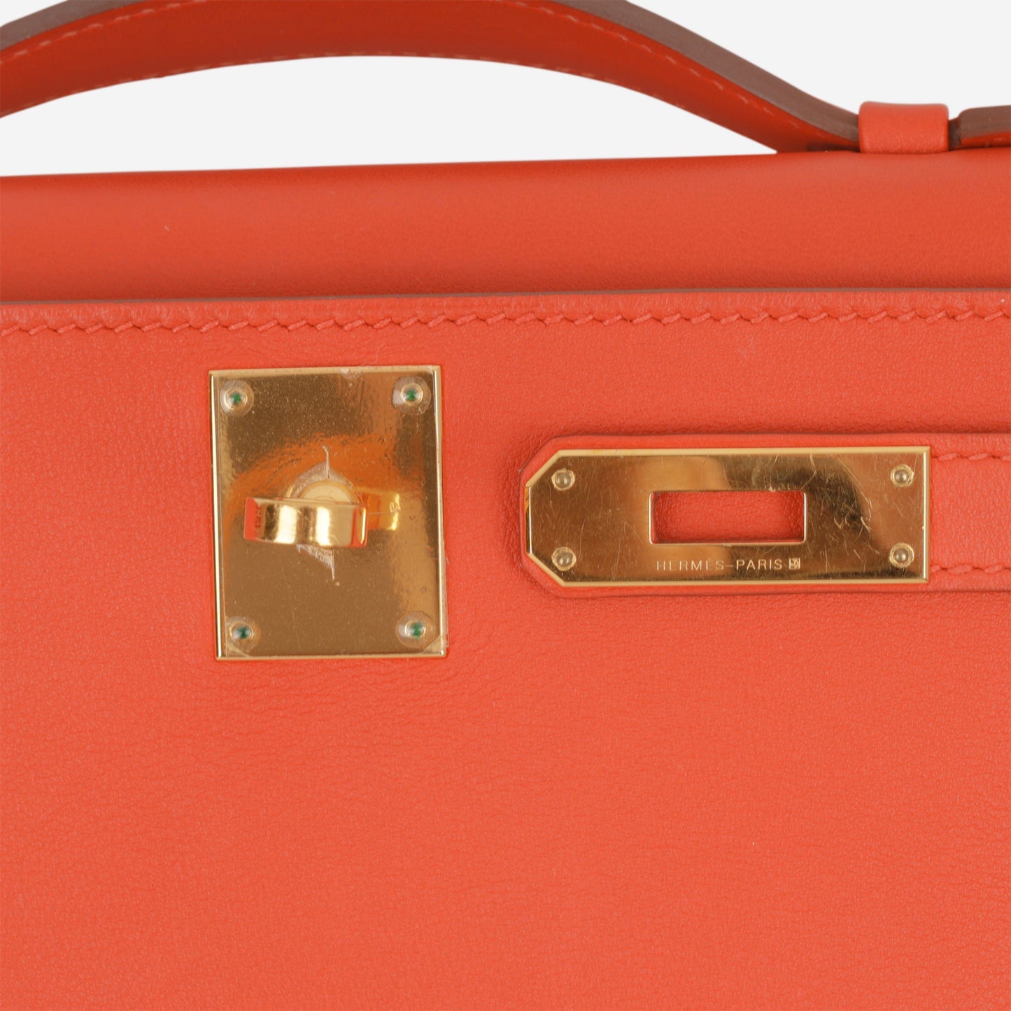 Hermès Kelly Cut - Capucines Swift | Gold Hardware