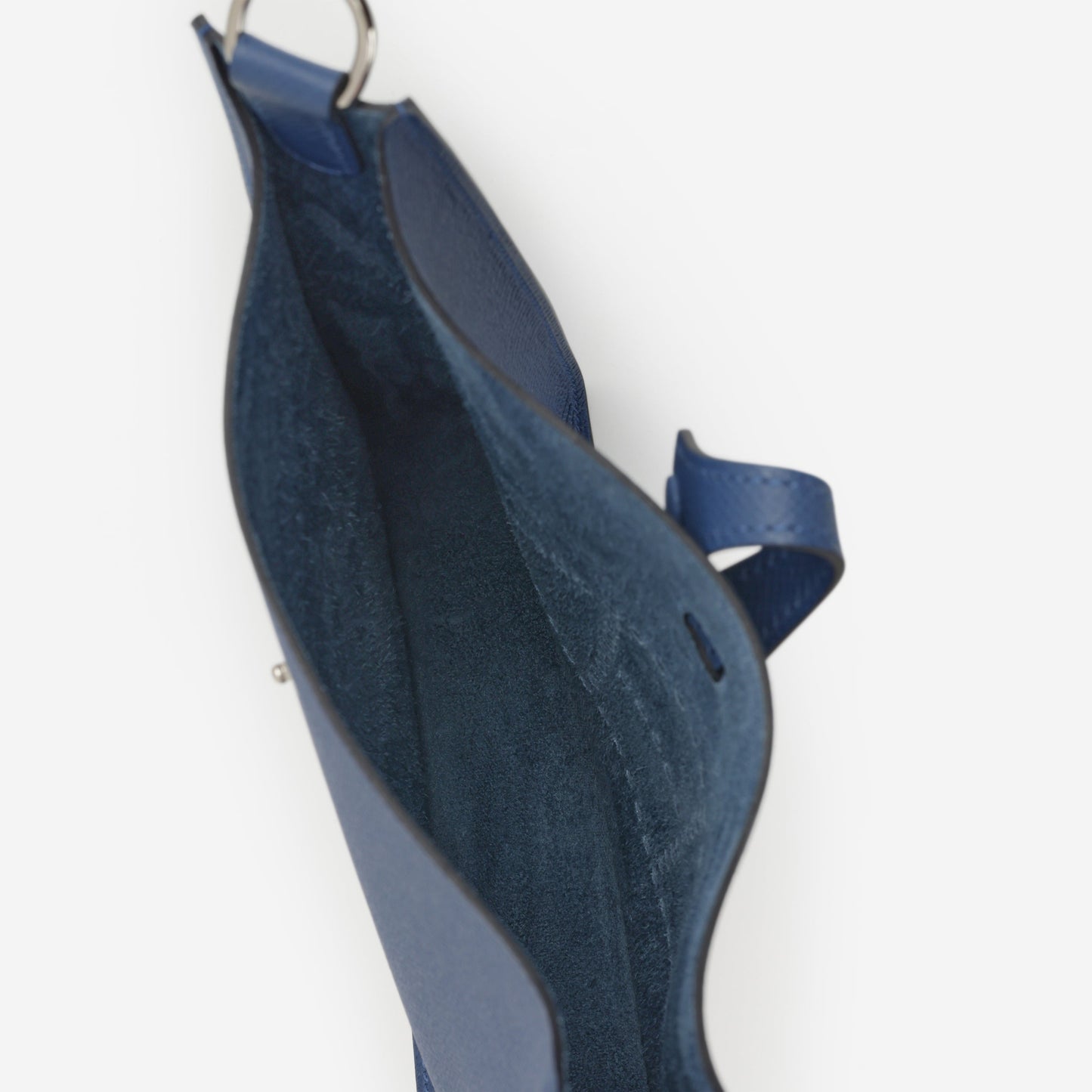 Hermès Mini Evelyne 16 Sellier - Bleu Tie Epsom | Palladium Hardware