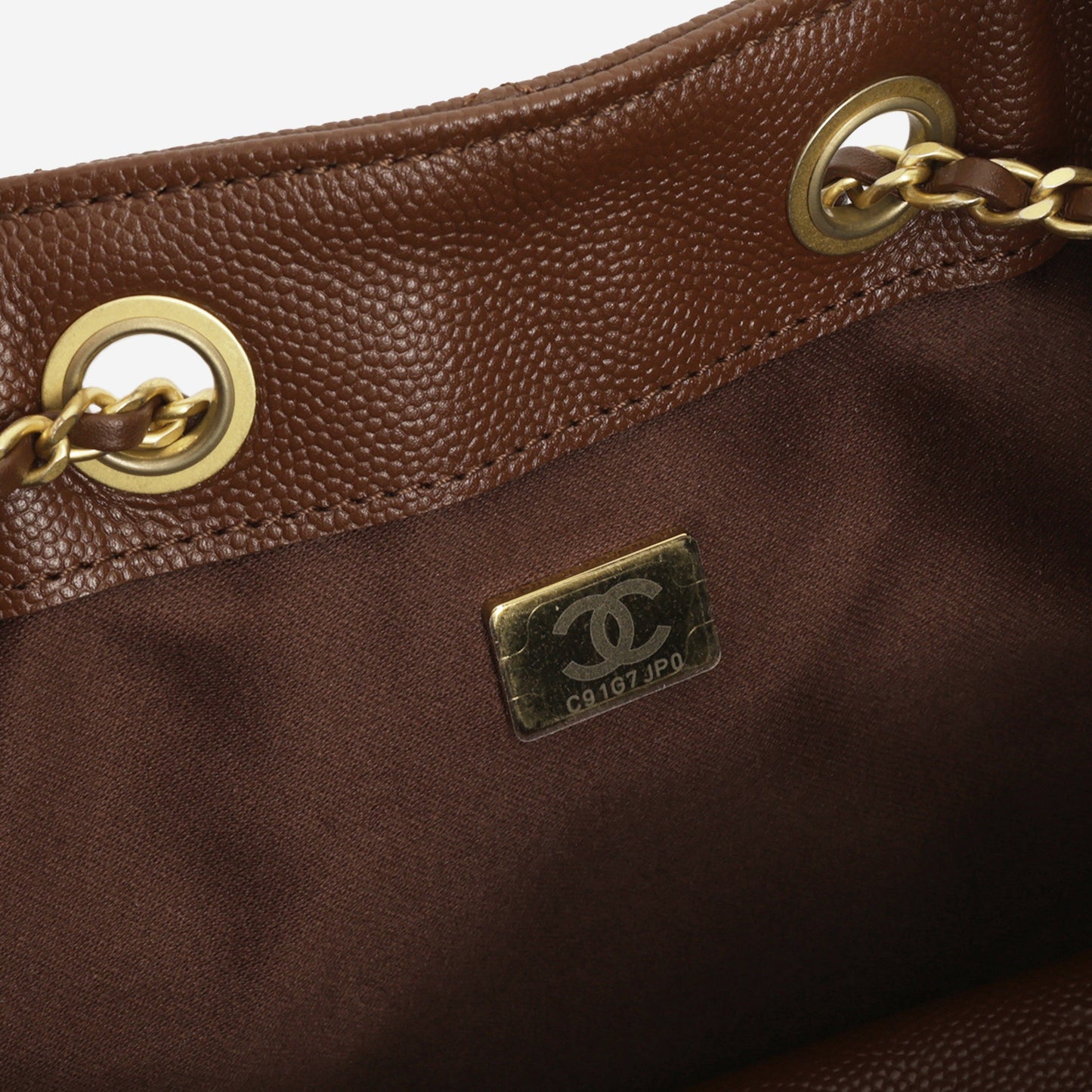 Chanel Medium 25 Hobo Bag - Brown Caviar | Aged Gold Hardware