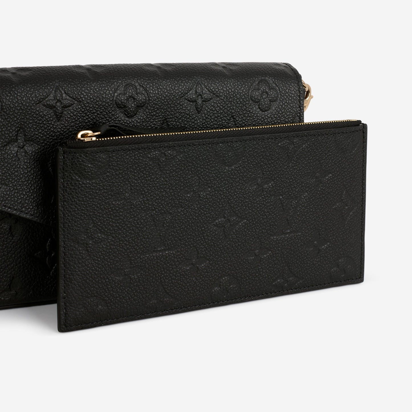 Louis Vuitton Pochette Felicie - Black Empreinte | Gold Hardware