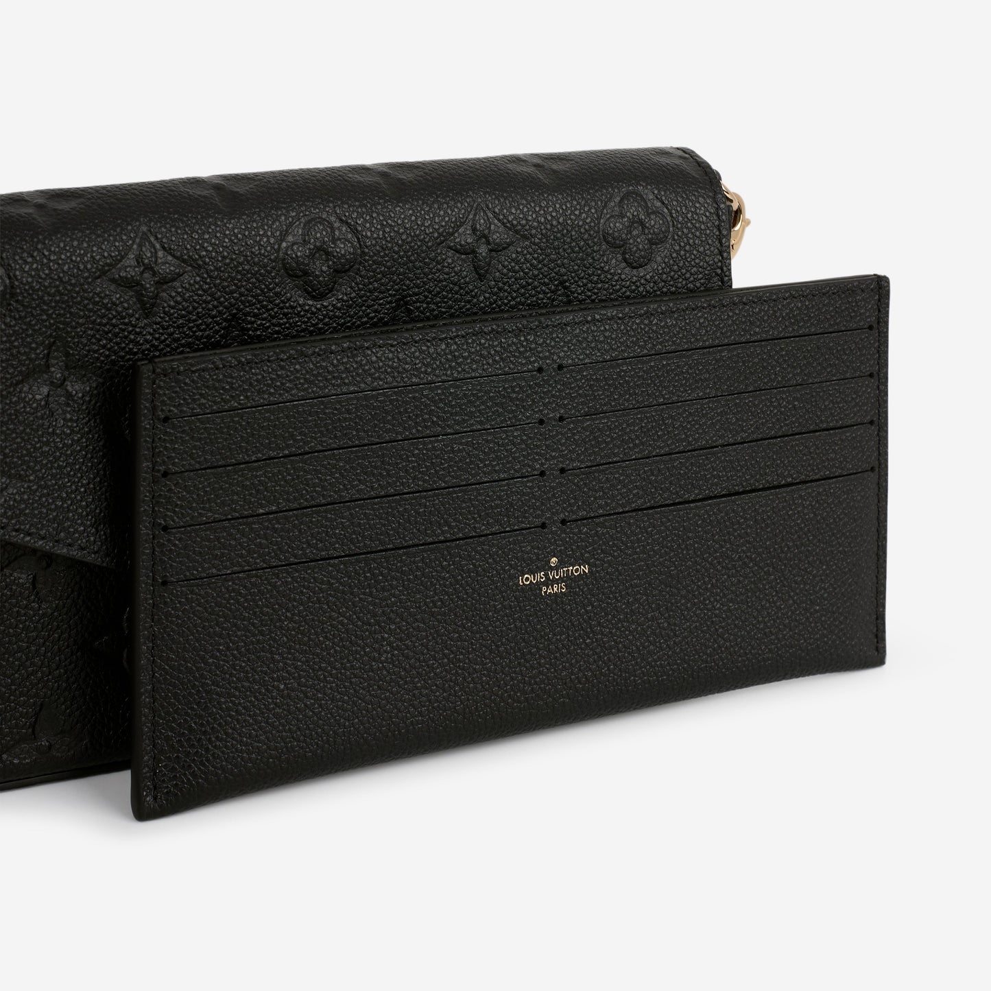 Louis Vuitton Pochette Felicie - Black Empreinte | Gold Hardware