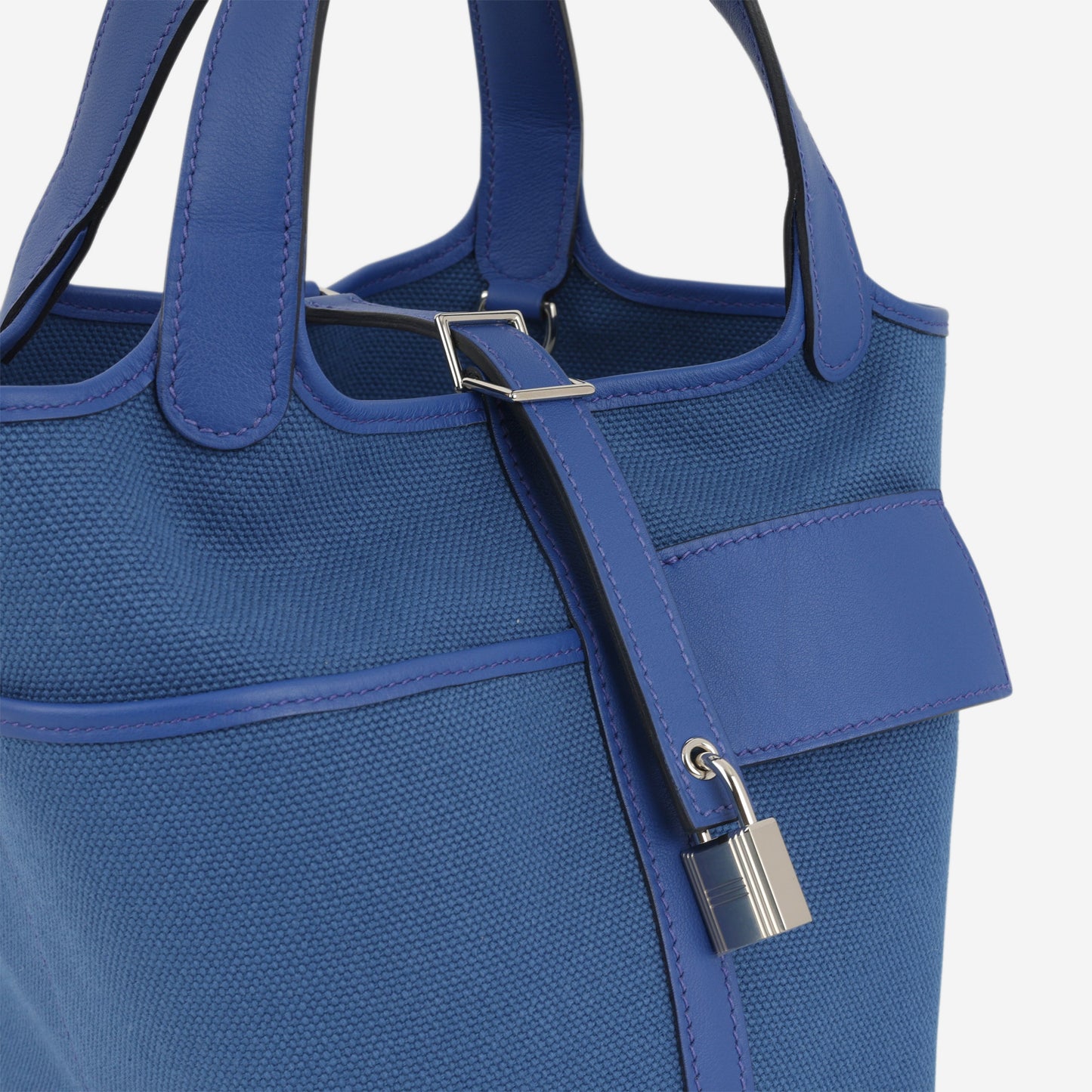 Hermès Picotin 18 Cargo - Bleu Royal Canvas / Swift | Palladium Hardware