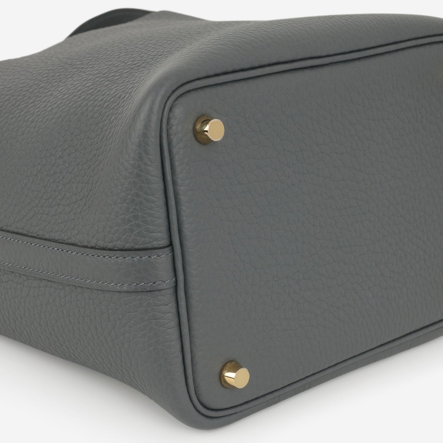 Hermès Picotin 18 - Gris Misty Clemence | Permabrass Hardware
