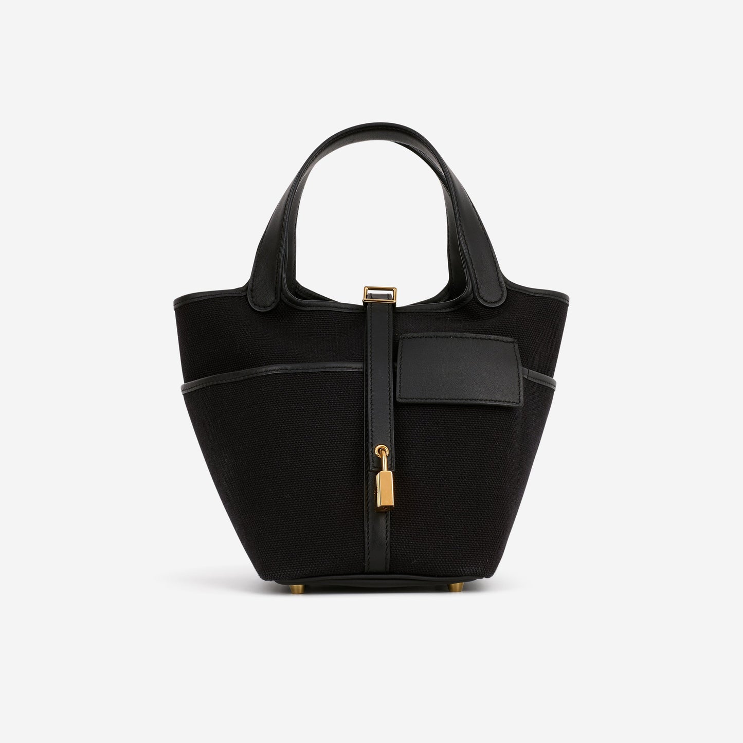 Hermès Picotin 18 Cargo - Noir Canvas / Swift | Gold Hardware