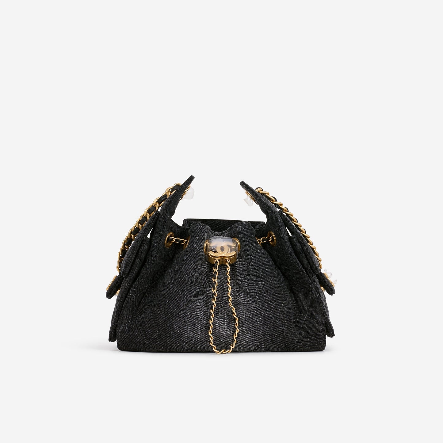 Chanel Mini 25 Hobo - Dark Denim Ombre | Aged Gold Hardware