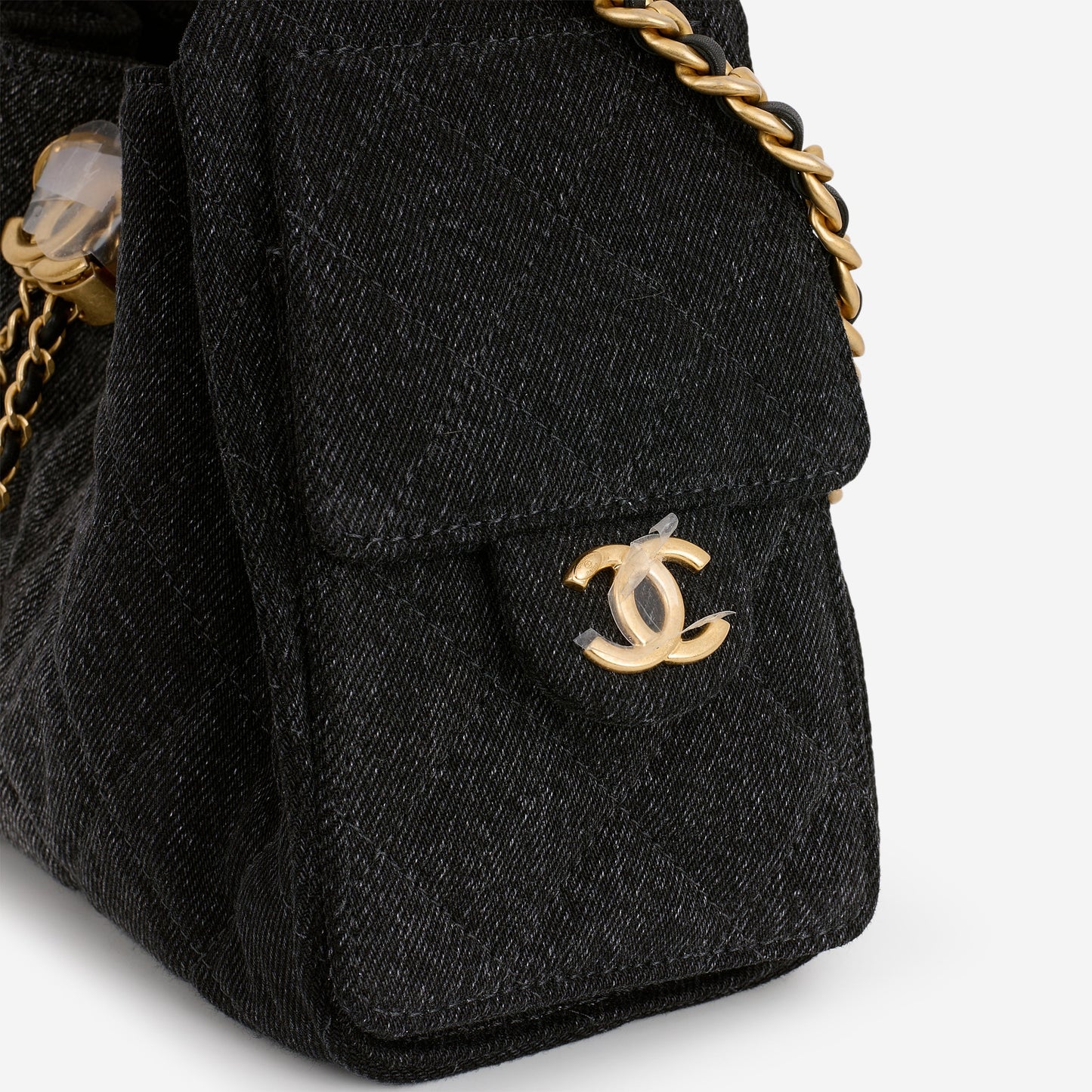 Chanel Mini 25 Hobo - Dark Denim Ombre | Aged Gold Hardware