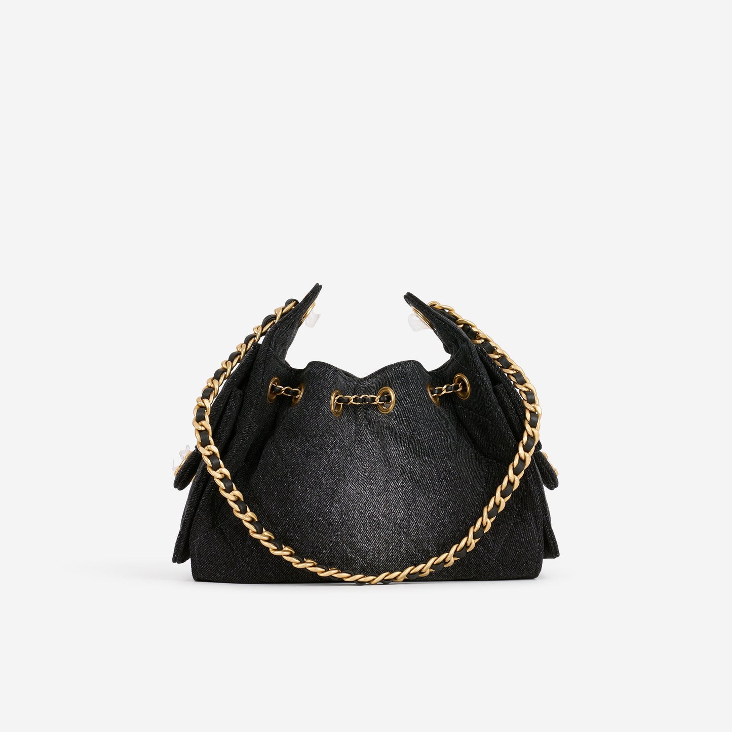 Chanel Mini 25 Hobo - Dark Denim Ombre | Aged Gold Hardware