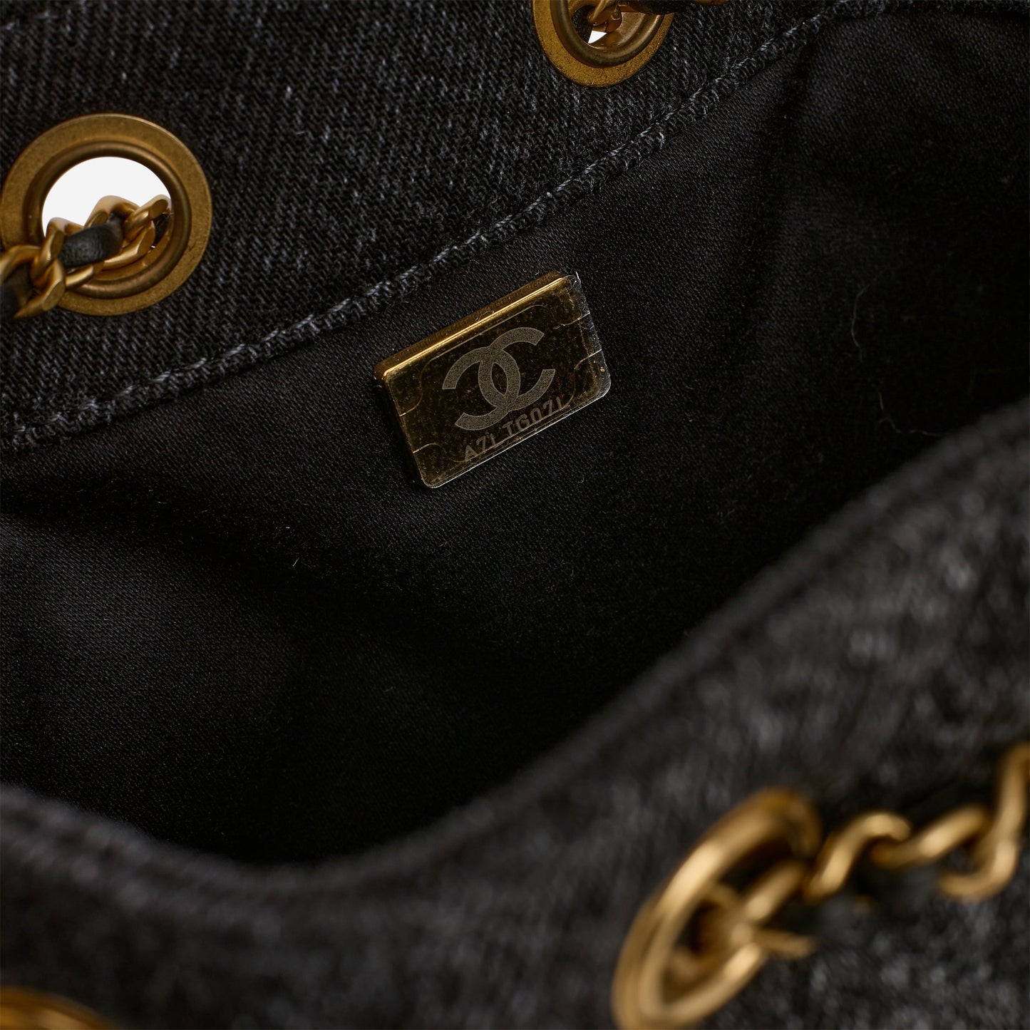 Chanel Mini 25 Hobo - Dark Denim Ombre | Aged Gold Hardware