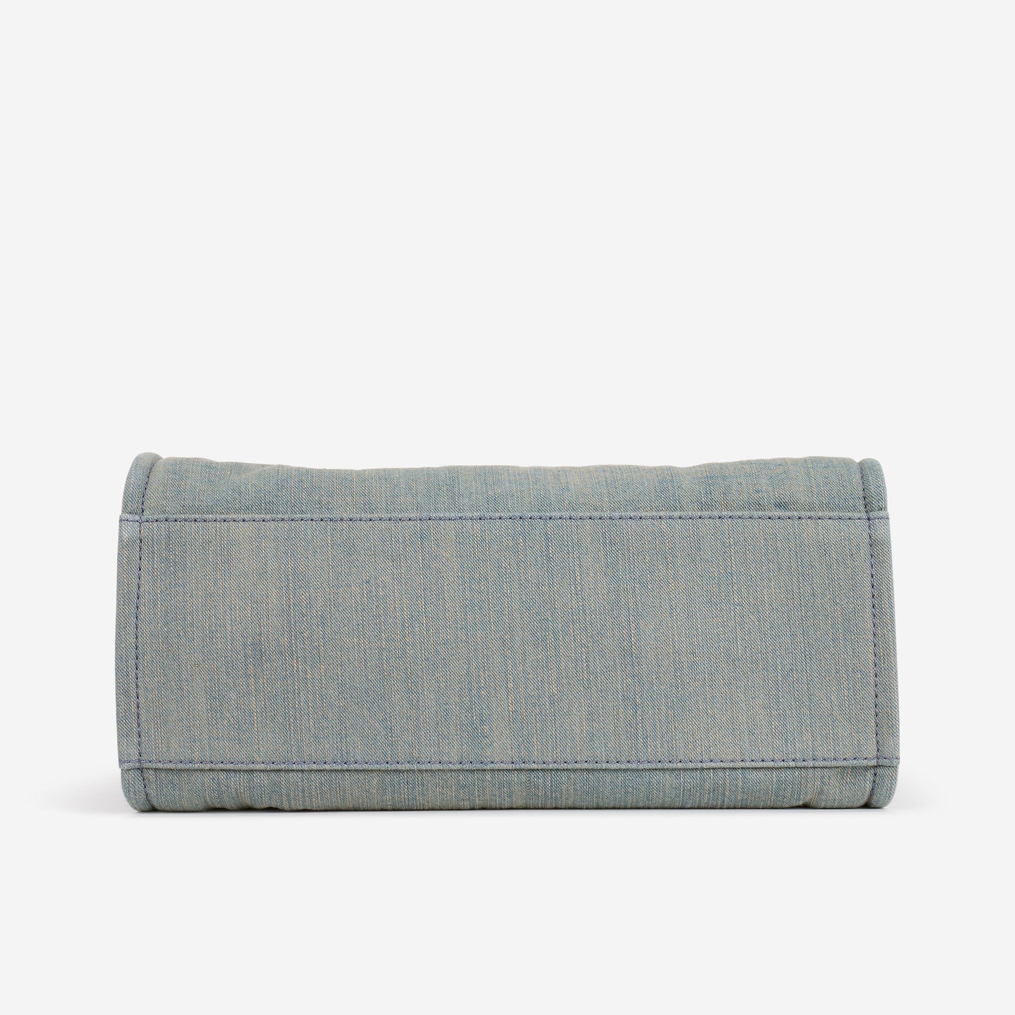 Chanel Large Deauville - Light Washed Denim | Brushed Silver Hardware
