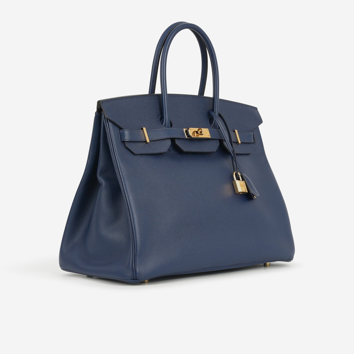 Hermès Birkin 35 - Bleu Saphir Epsom Retourne | Gold Hardware