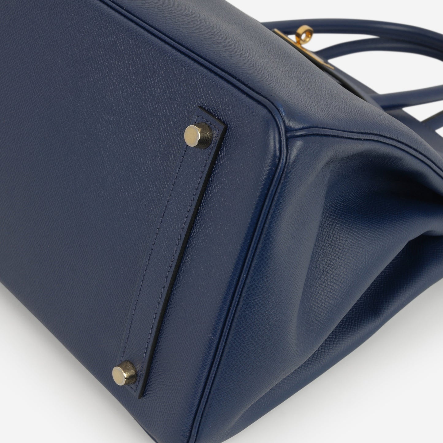 Hermès Birkin 35 - Bleu Saphir Epsom Retourne | Gold Hardware