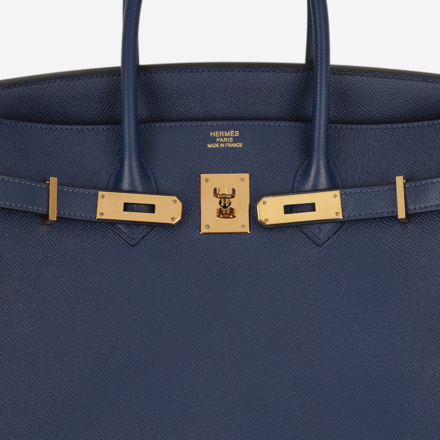 Hermès Birkin 35 - Bleu Saphir Epsom Retourne | Gold Hardware