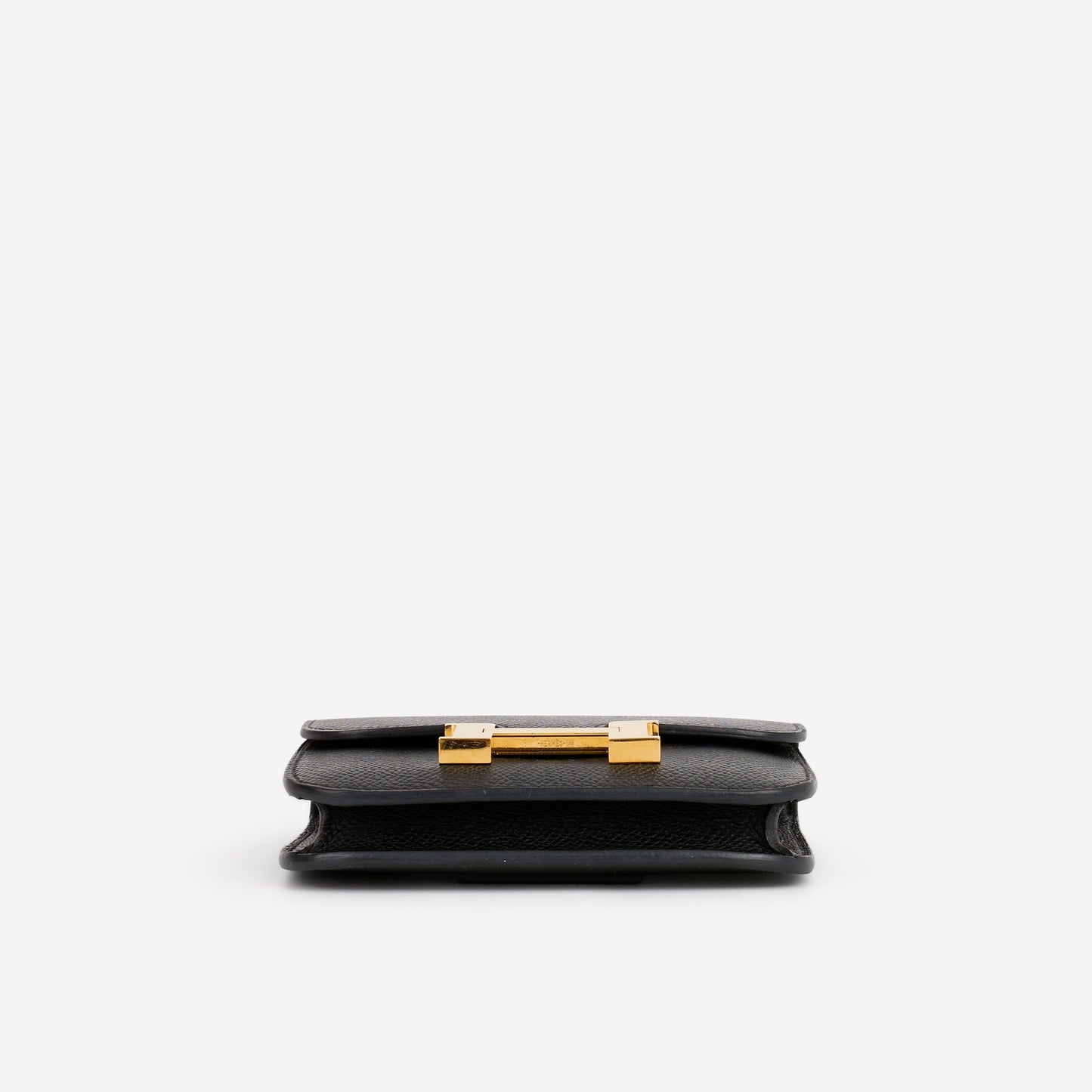 Hermès Constance Slim Wallet - Noir Epsom | Gold Hardware
