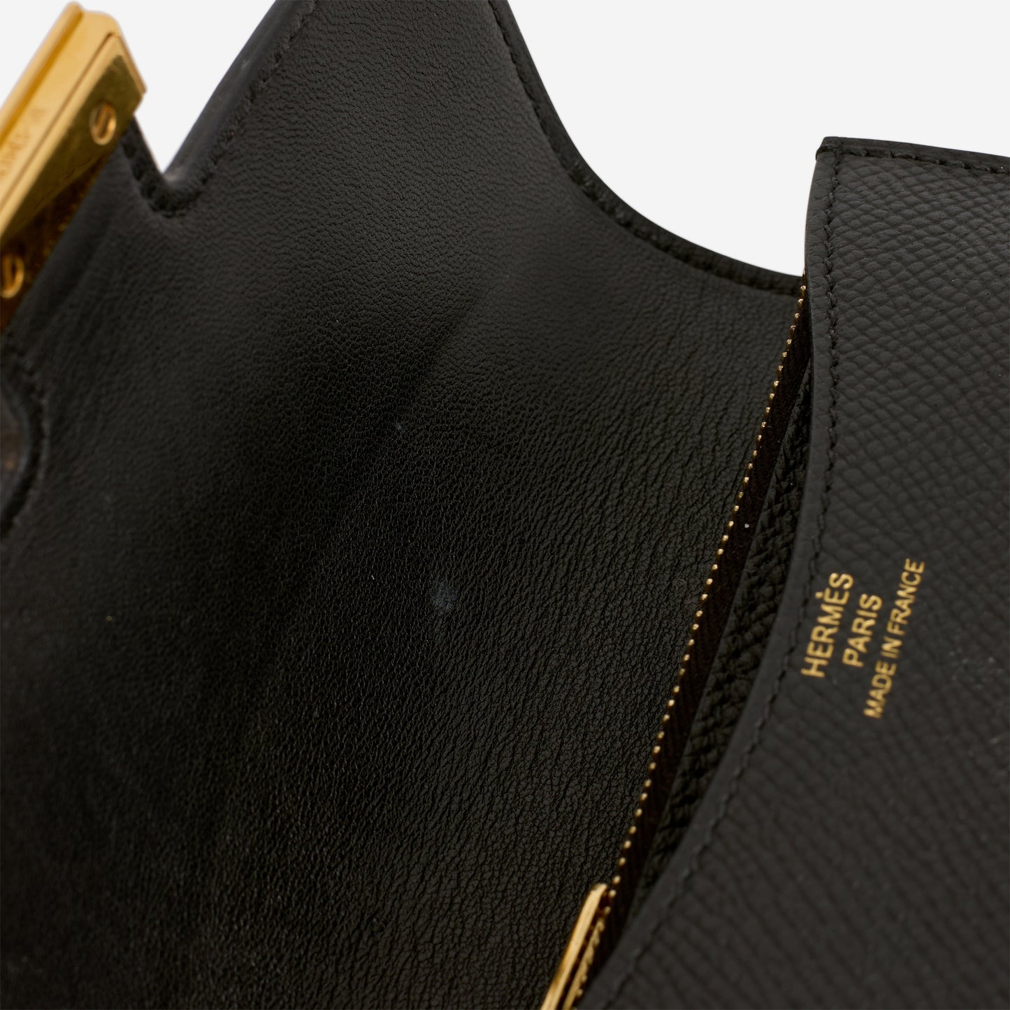 Hermès Constance Slim Wallet - Noir Epsom | Gold Hardware