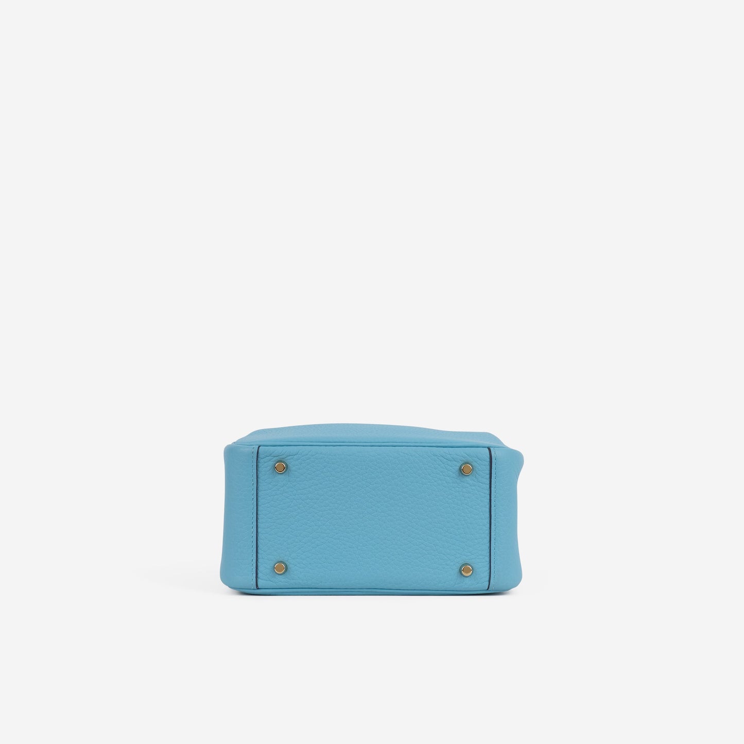 Hermès Mini Lindy - Bleu Du Nord Clemence | Gold Hardware