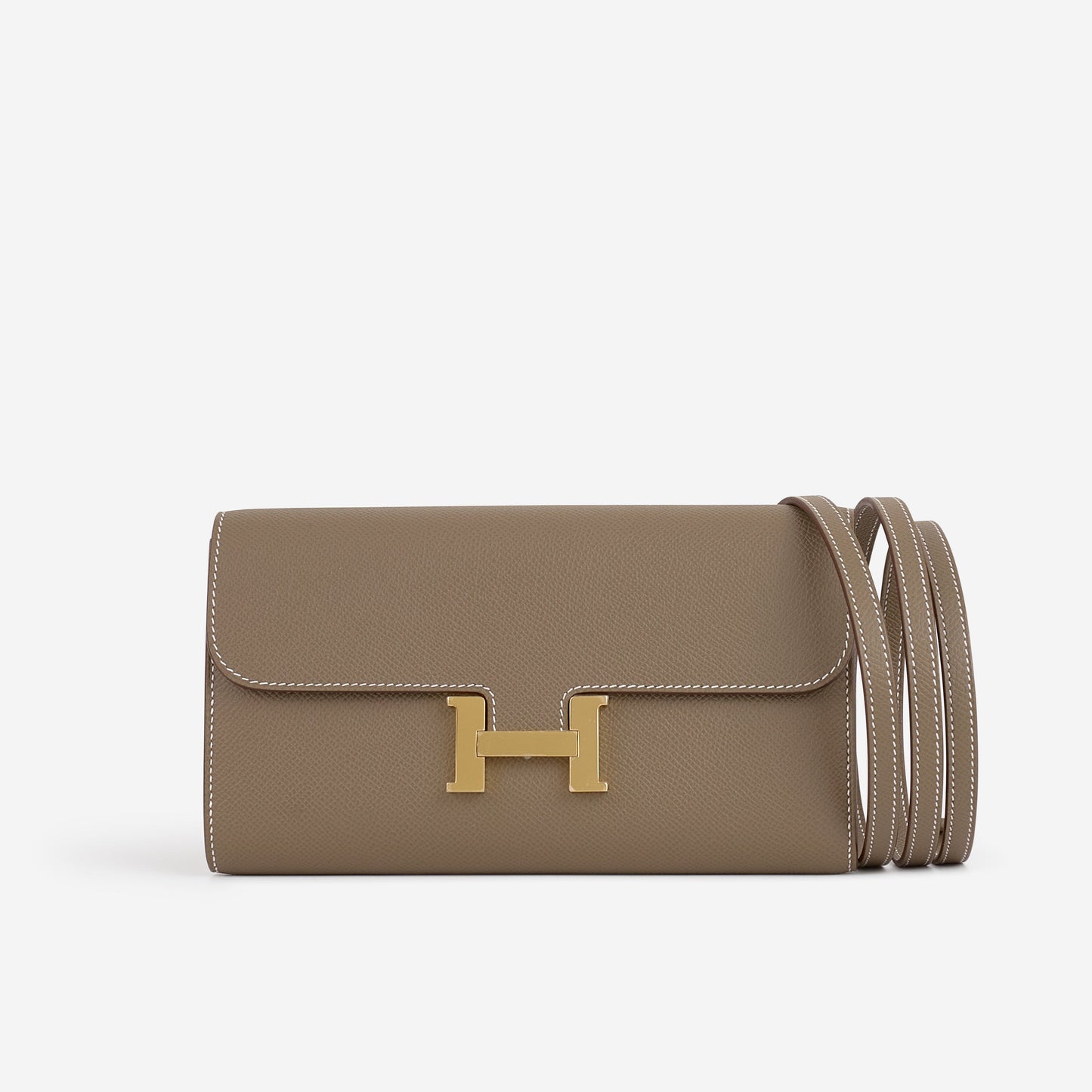 Hermès Constance To Go - Etoupe Epsom | Gold Hardware