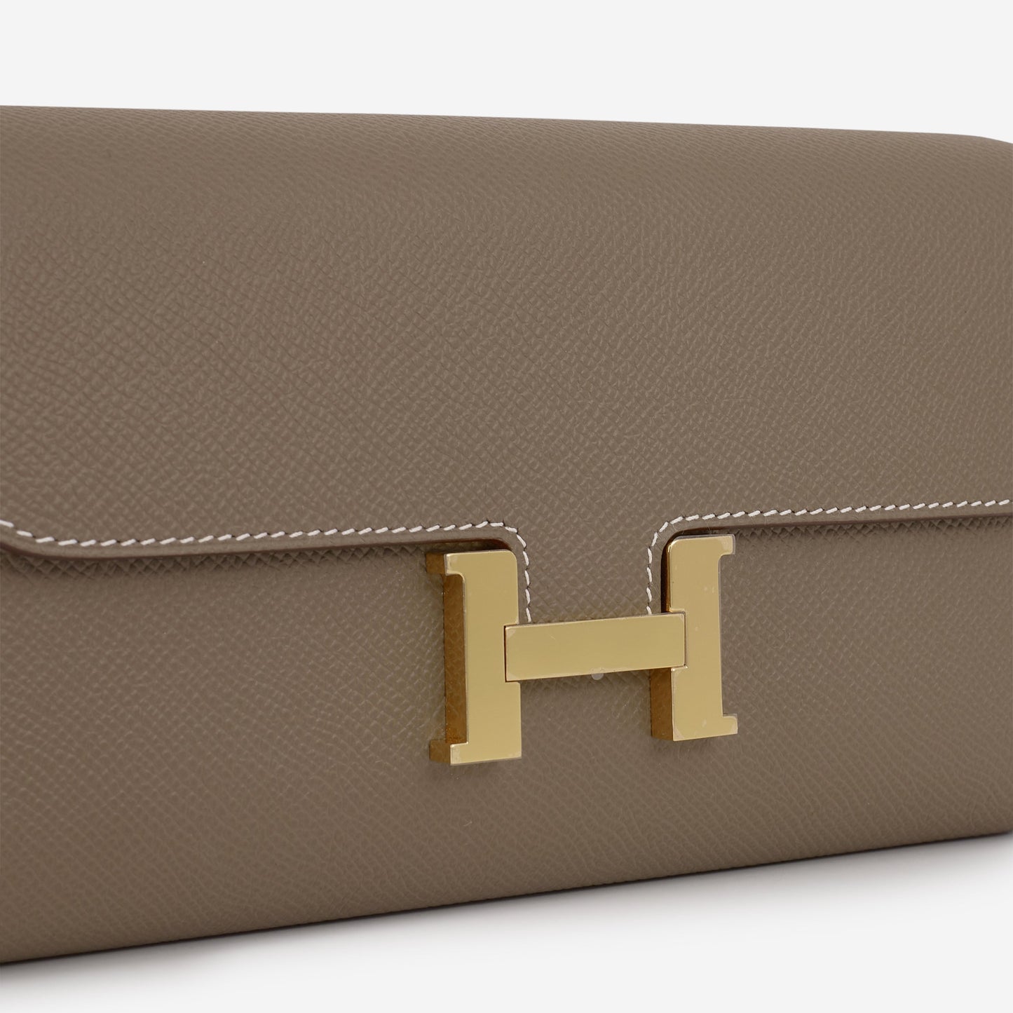 Hermès Constance To Go - Etoupe Epsom | Gold Hardware